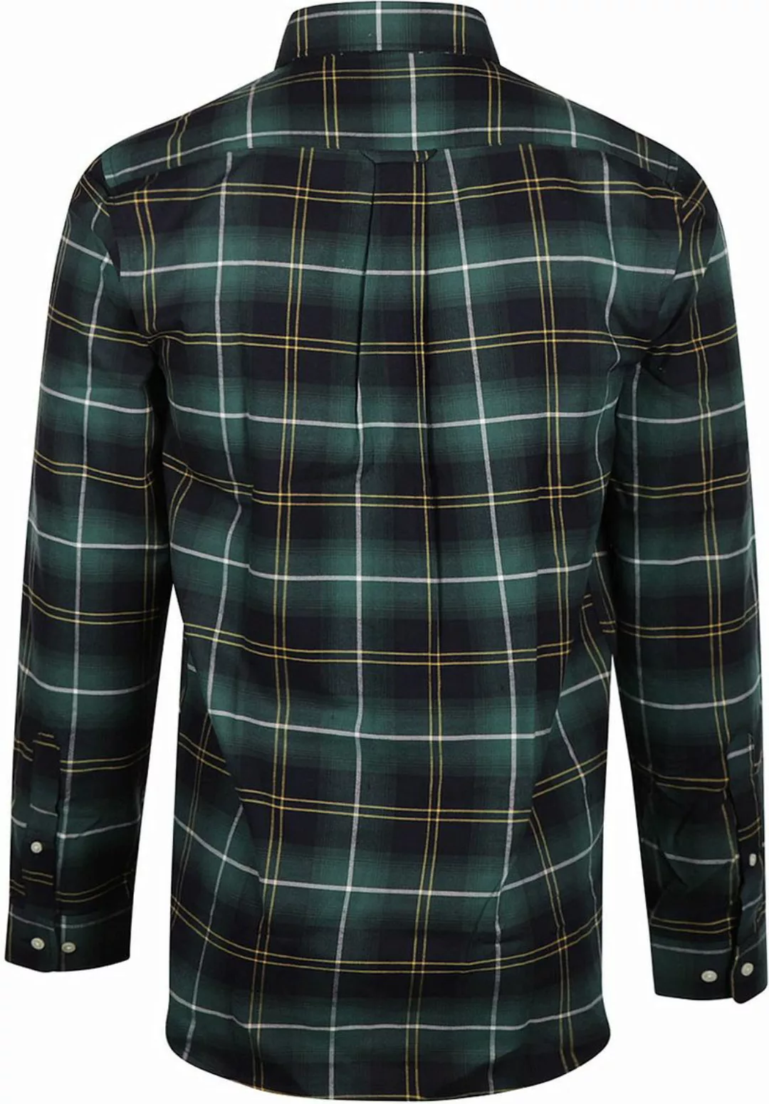 Steppin' Out Hemd Flanel Karos Navy Grün - Größe L günstig online kaufen