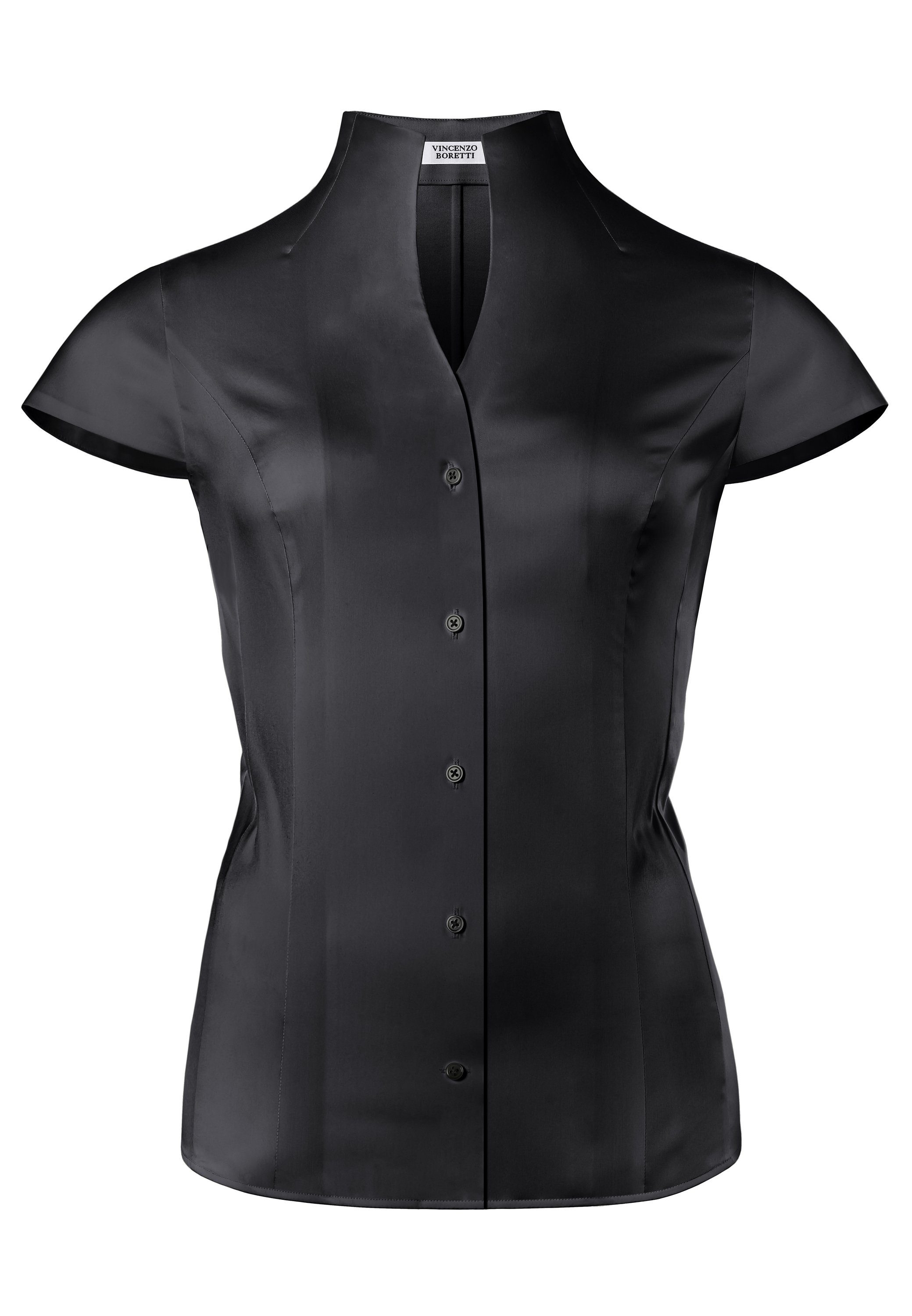 Vincenzo Boretti Klassische Bluse tailliert stretch günstig online kaufen