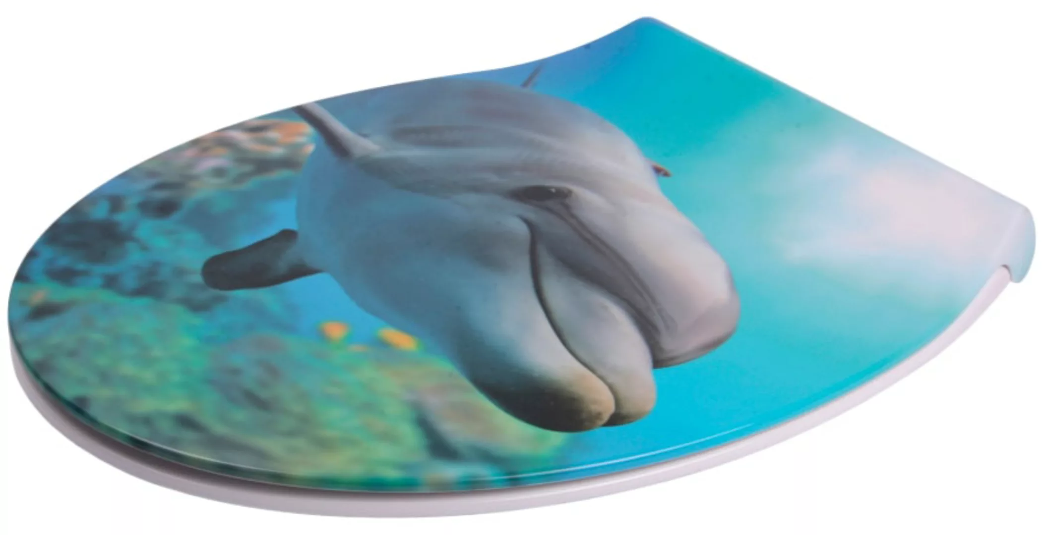 Sanilo WC-Sitz »Flat Delphin«, mit Absenkautomatik günstig online kaufen