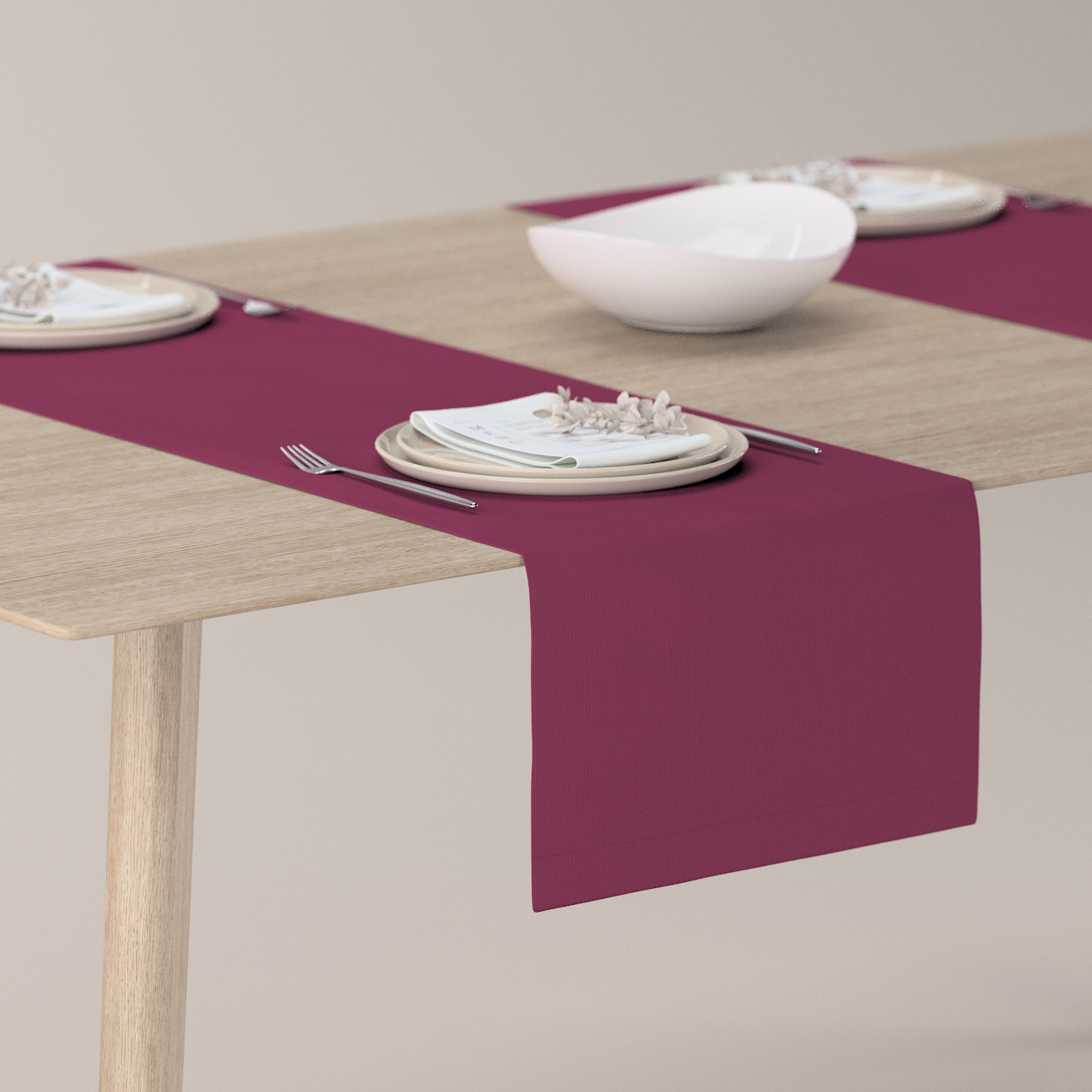 Tischläufer, pflaume , 40 x 130 cm, Cotton Panama (702-32) günstig online kaufen