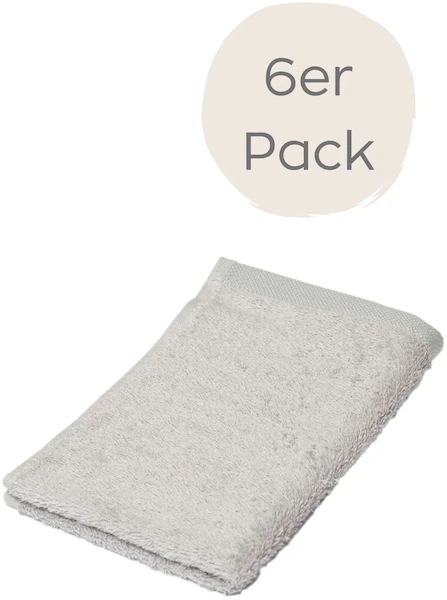 Wewo fashion Gästehandtücher »9517G«, (Packung, 6 St., 6er Set Gästehandtüc günstig online kaufen