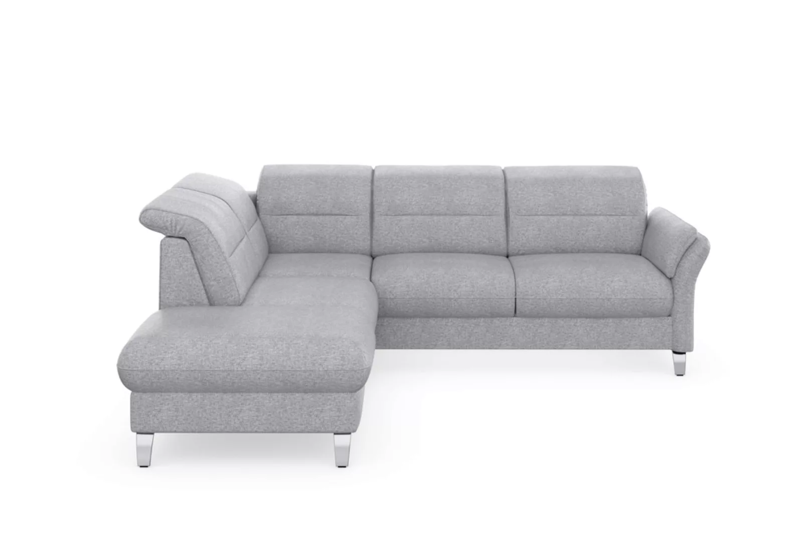 sit&more Ecksofa »Grenoble L-Form mit Federkern«, wahlweise mit Bettfunktio günstig online kaufen