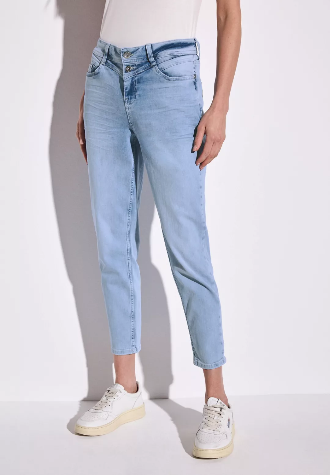 STREET ONE Loose-fit-Jeans, High Waist günstig online kaufen