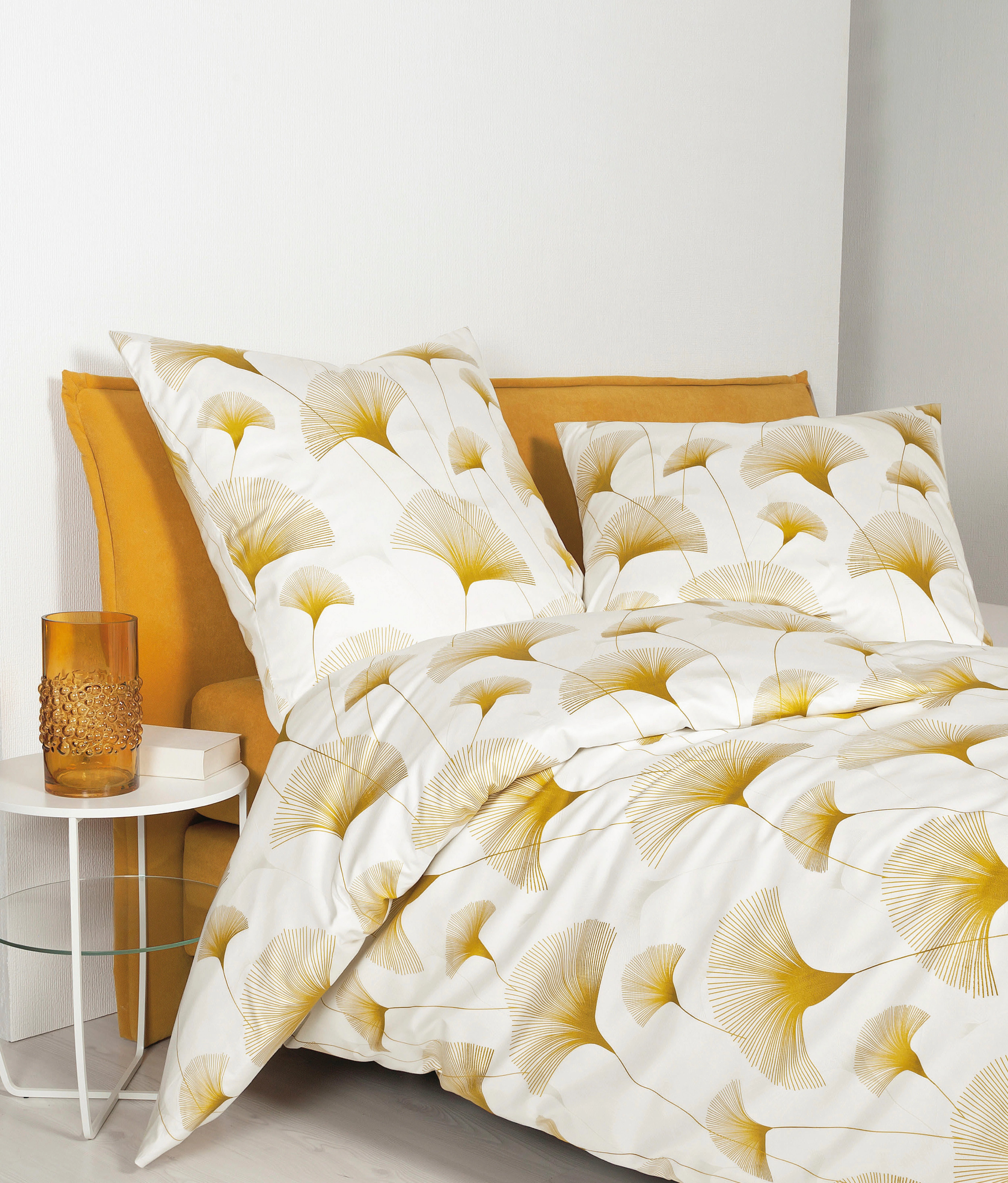 Janine Janine Mako-Satin Bettwäsche moments 98093 bernstein Größe:  155x200 günstig online kaufen