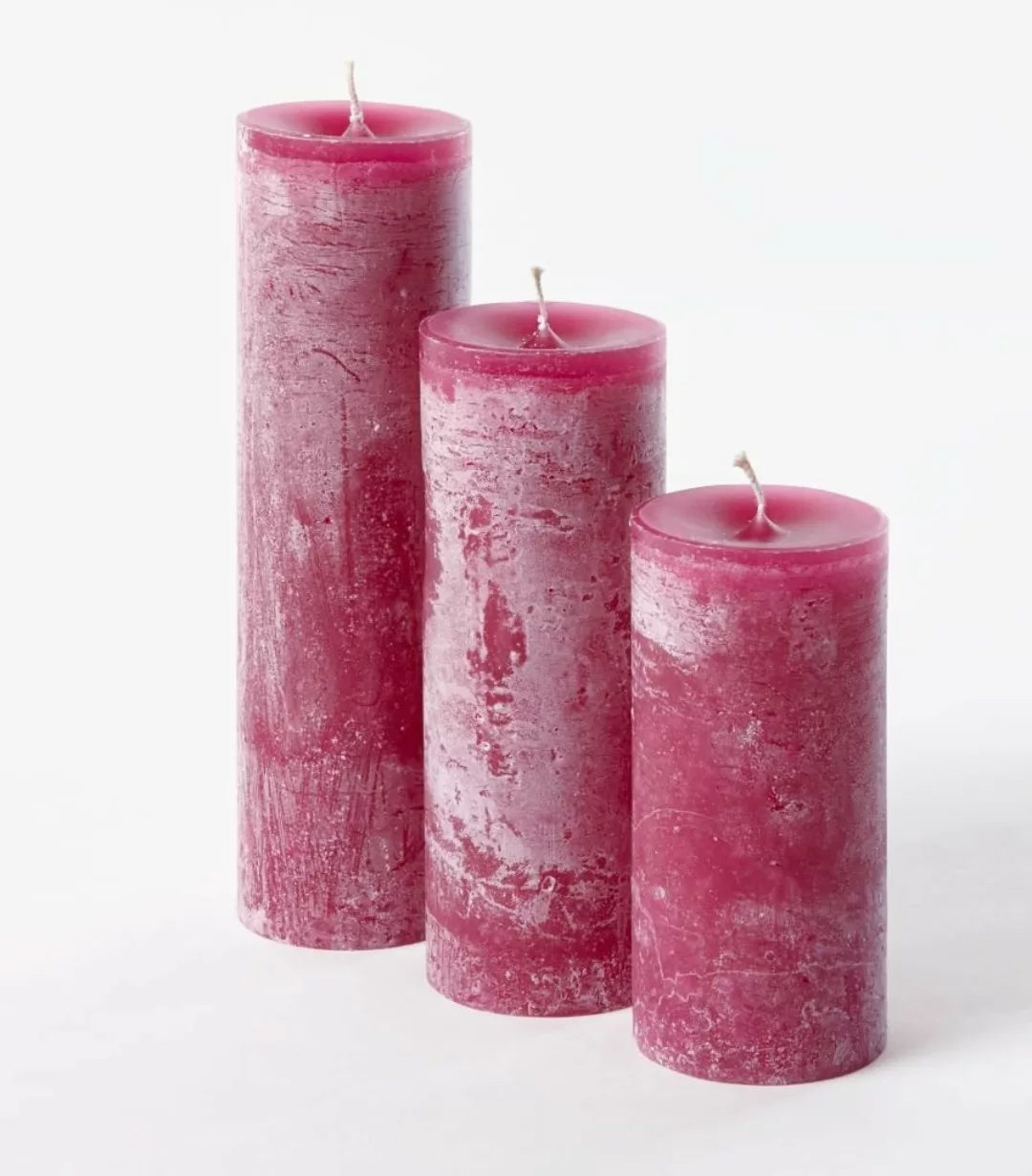 Dekocandle Wachskerzen Kronleuchter-Kerze crimson Ø 4,4 x 30 cm (1 Stück) ( günstig online kaufen
