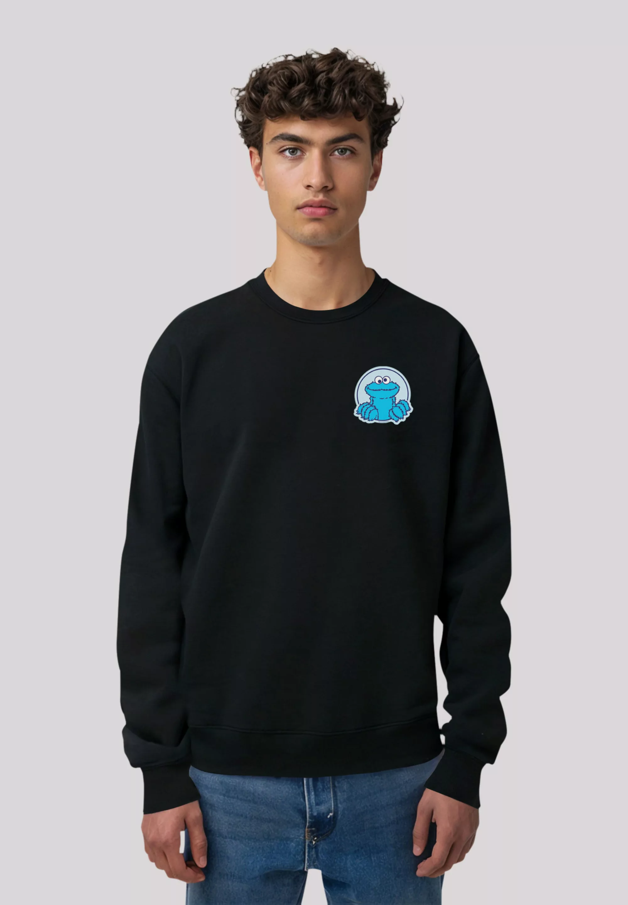 F4NT4STIC Sweatshirt "Sesamstraße Cookie Lookin", Premium Qualität,Nostalgi günstig online kaufen