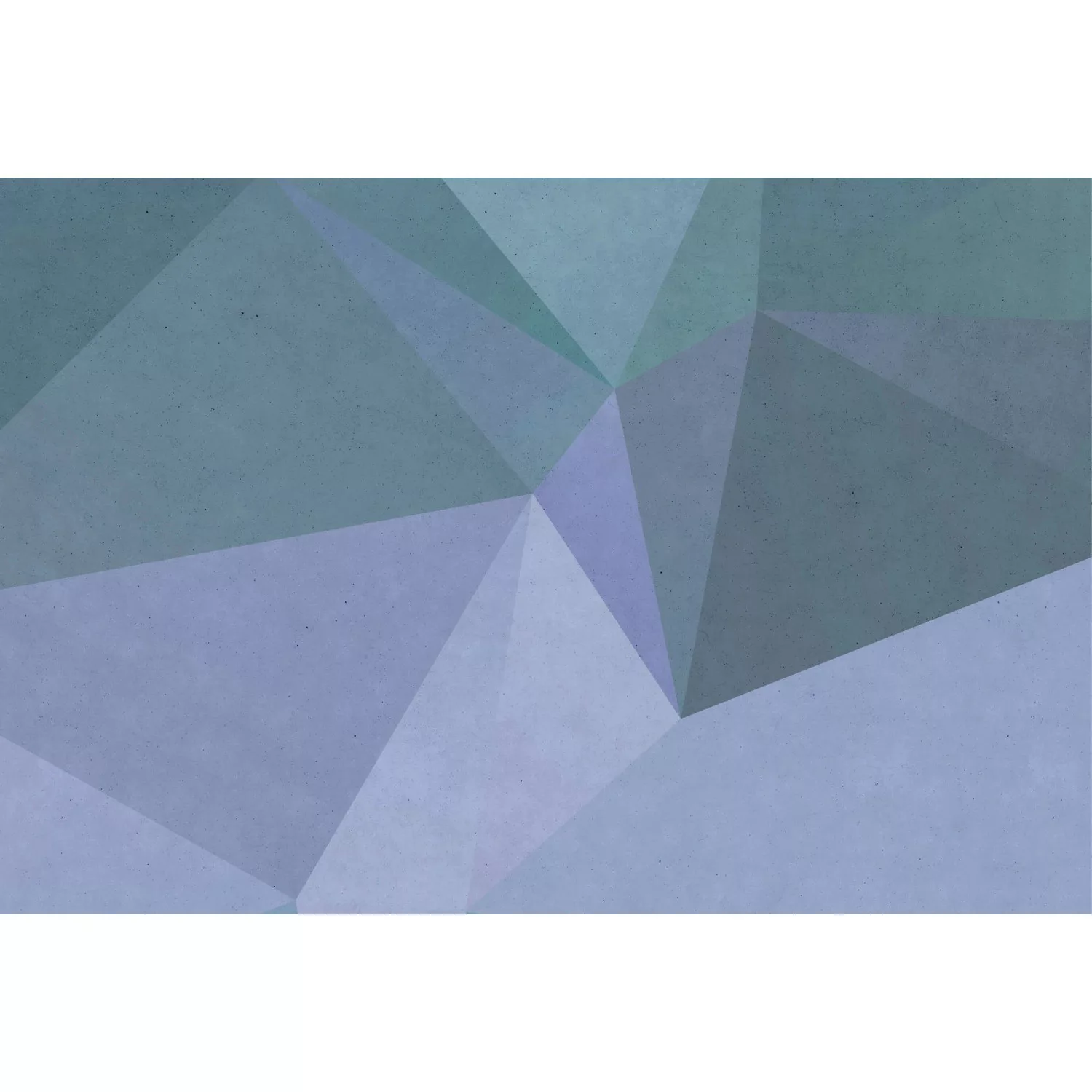 Fototapete  3D Polygon Blau Grün 4,00m x 2,70m FSC® günstig online kaufen