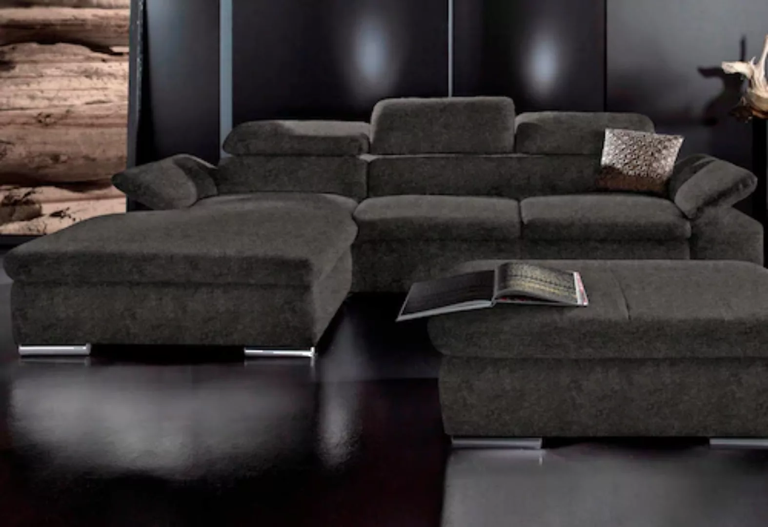 sit&more Ecksofa "Alcudia L-Form", wahlweise mit Bettfunktion günstig online kaufen