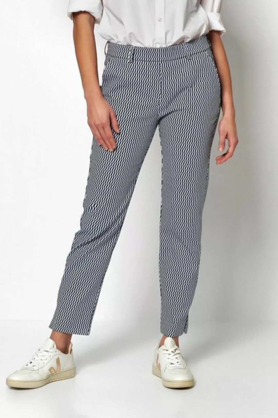 TONI Stretch-Hose Jenny mit Minimal-Muster günstig online kaufen