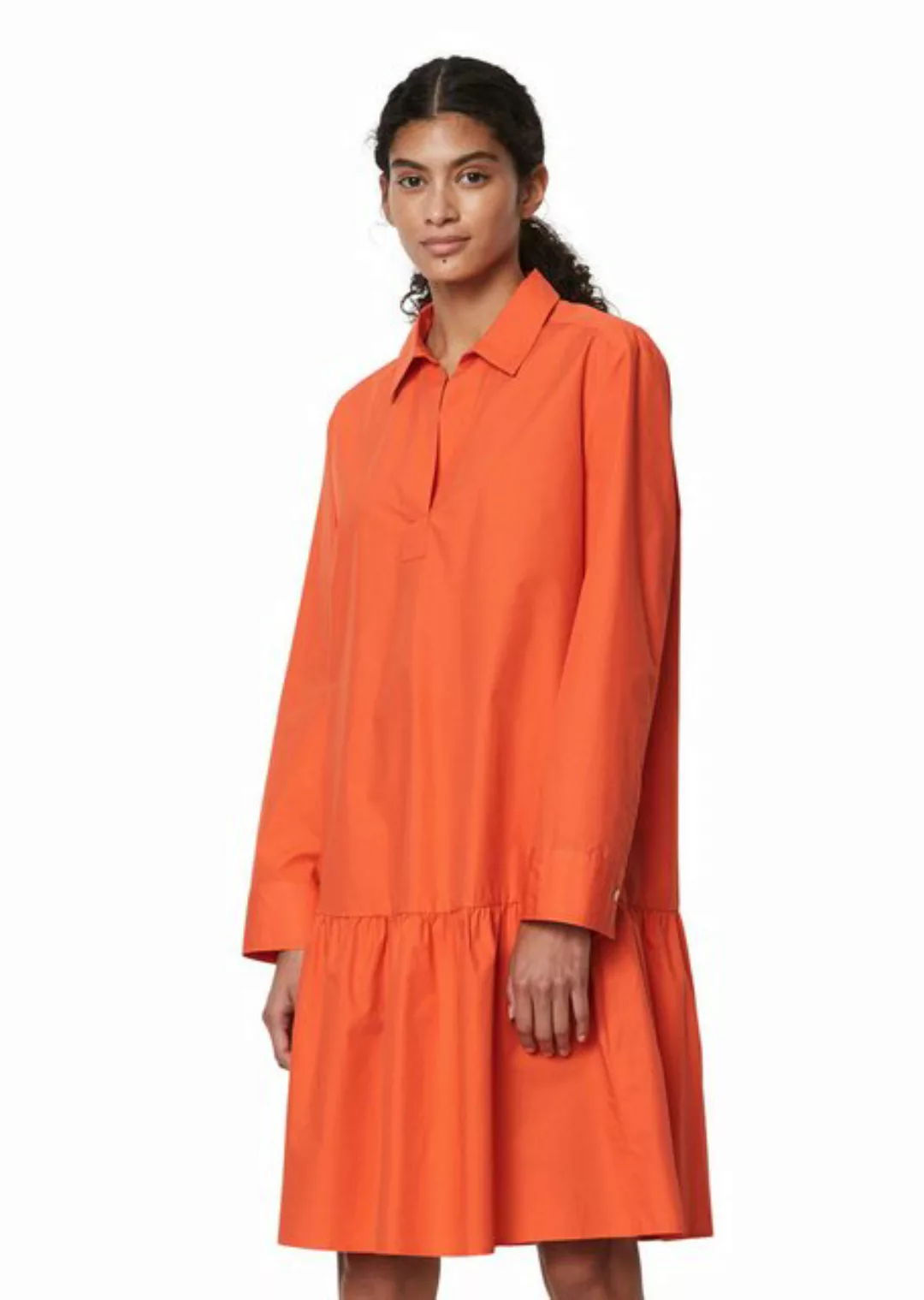 Marc O'Polo Blusenkleid aus Organic-Cotton-Lyocell-Mix günstig online kaufen