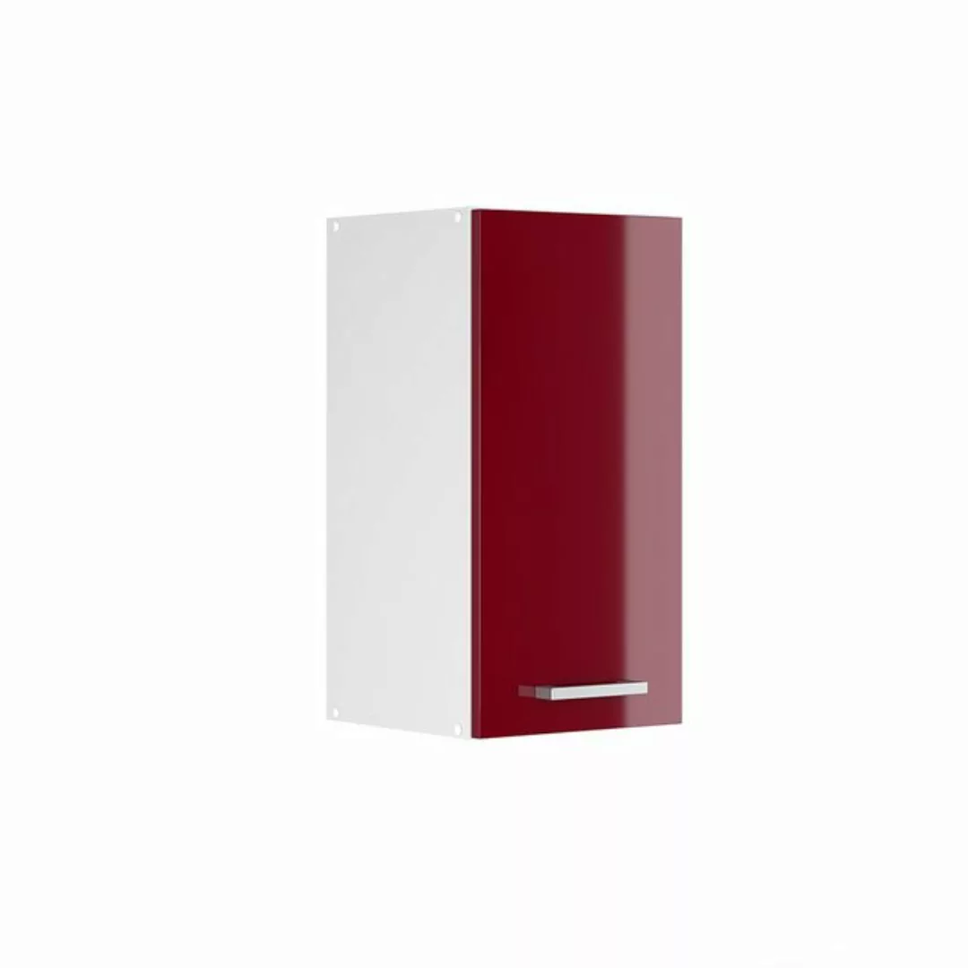 Vicco Schranksystem R-Line, Bordeaux Hochglanz/Weiß, 30 cm mit Tür günstig online kaufen
