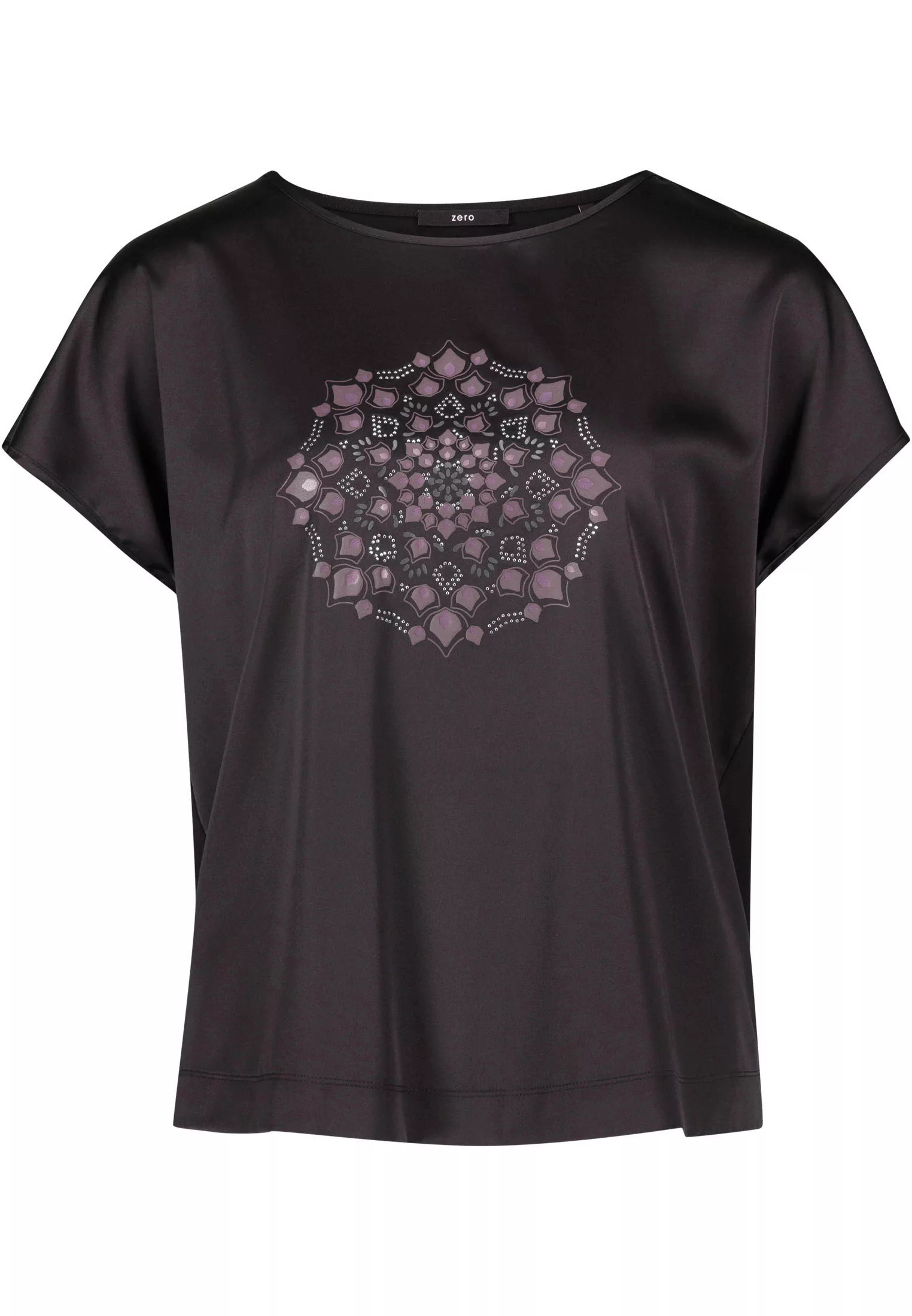 Zero Kurzarmshirt "zero Blusenshirt mit Mandala Print", weiteres Detail günstig online kaufen