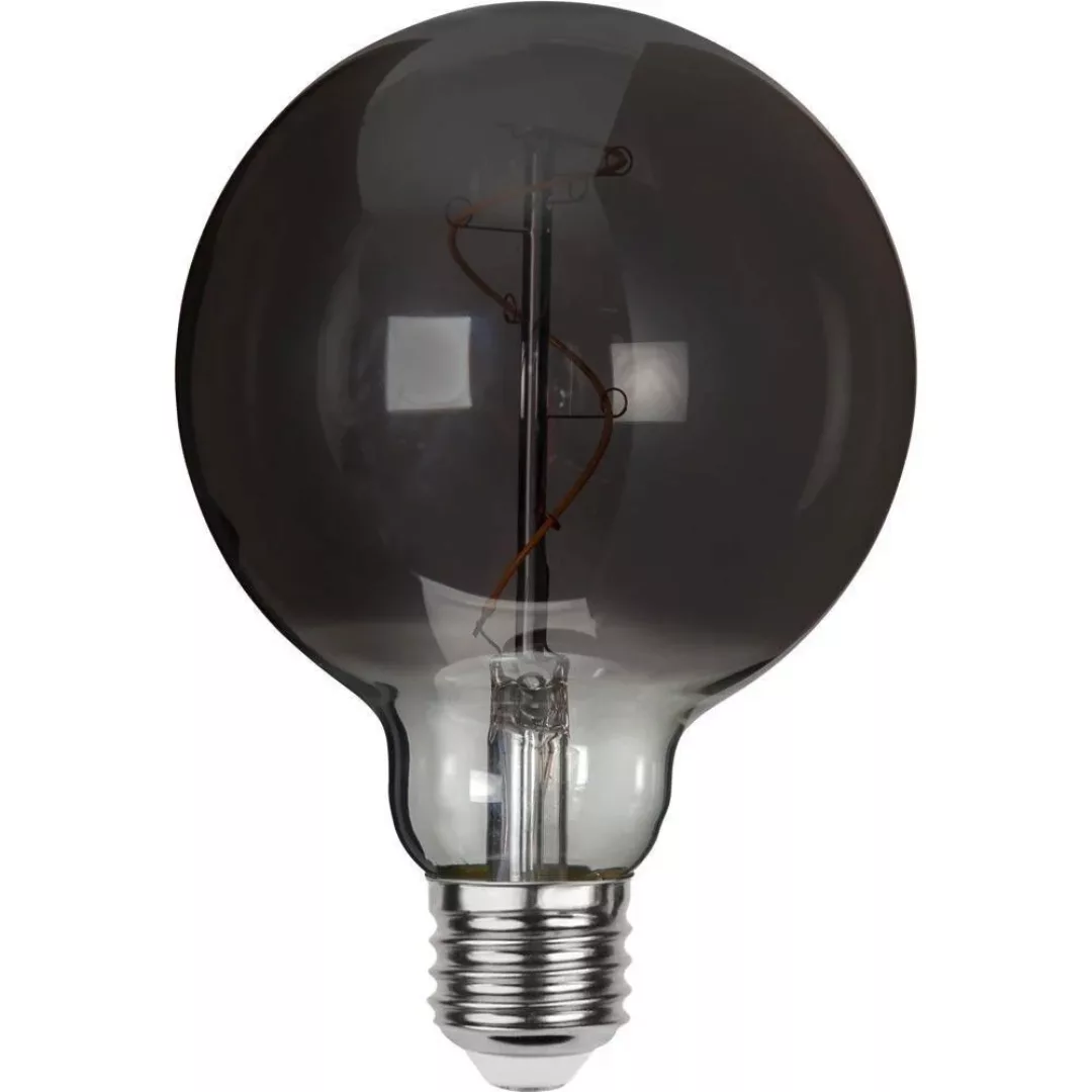 LED-Globe G95 Filamentoptik E27 3W 1800K Rauchglas günstig online kaufen