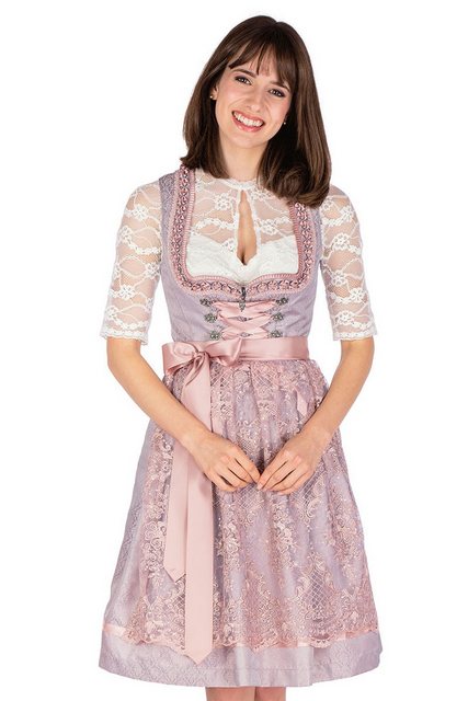 MarJo Dirndl Midi Dirndl 2tlg. - BENITA - silber/rosé günstig online kaufen