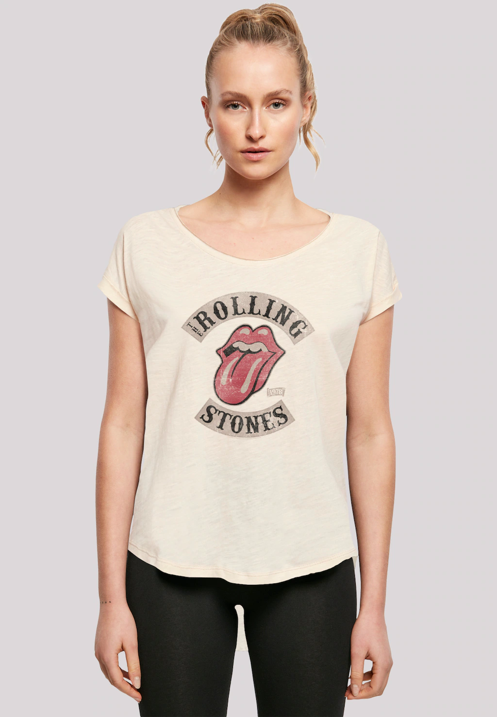 F4NT4STIC T-Shirt "The Rolling Stones Tour 78", Premium Qualität günstig online kaufen