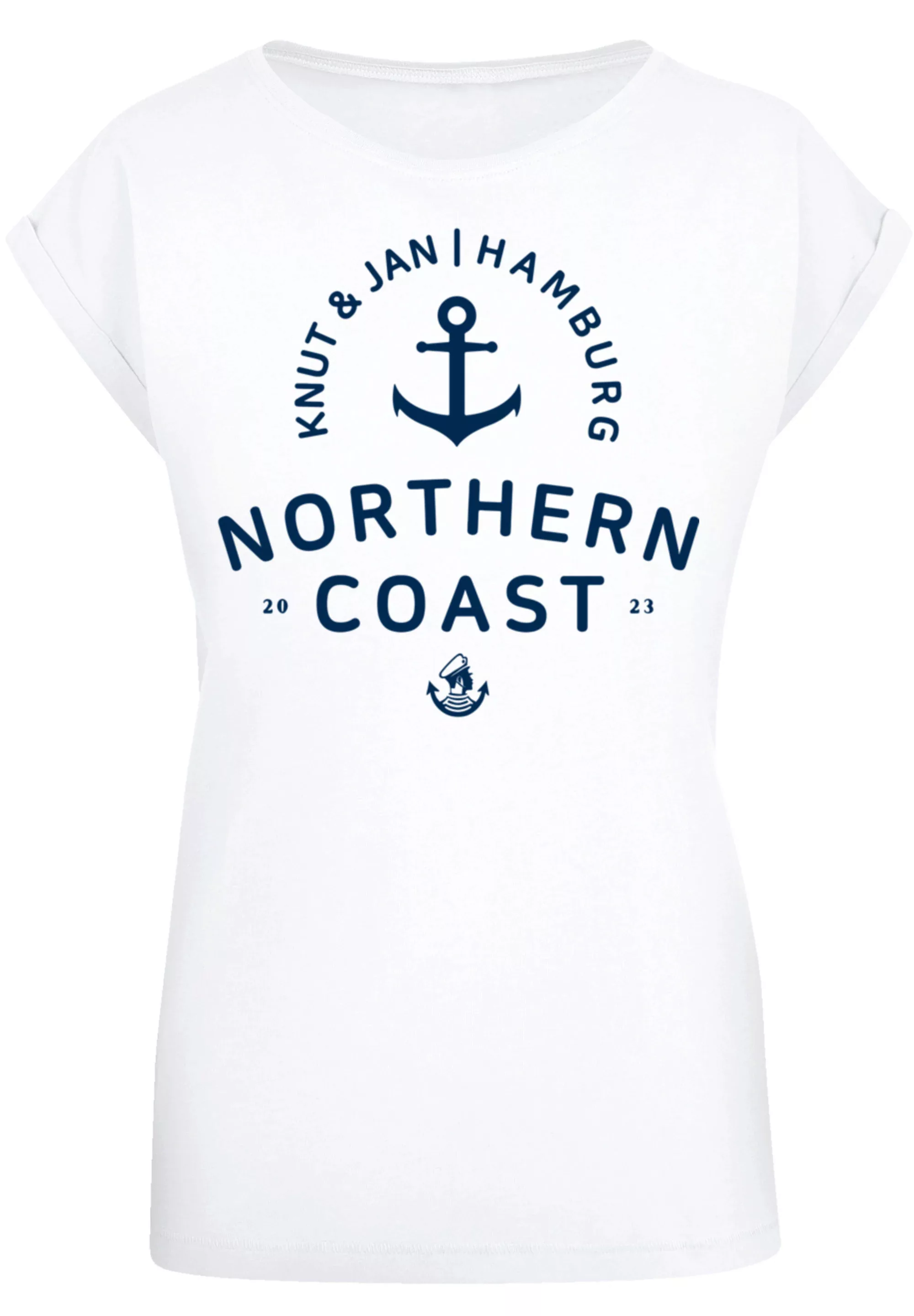 F4NT4STIC T-Shirt "Nordsee Knut & Jan Hamburg", Print günstig online kaufen