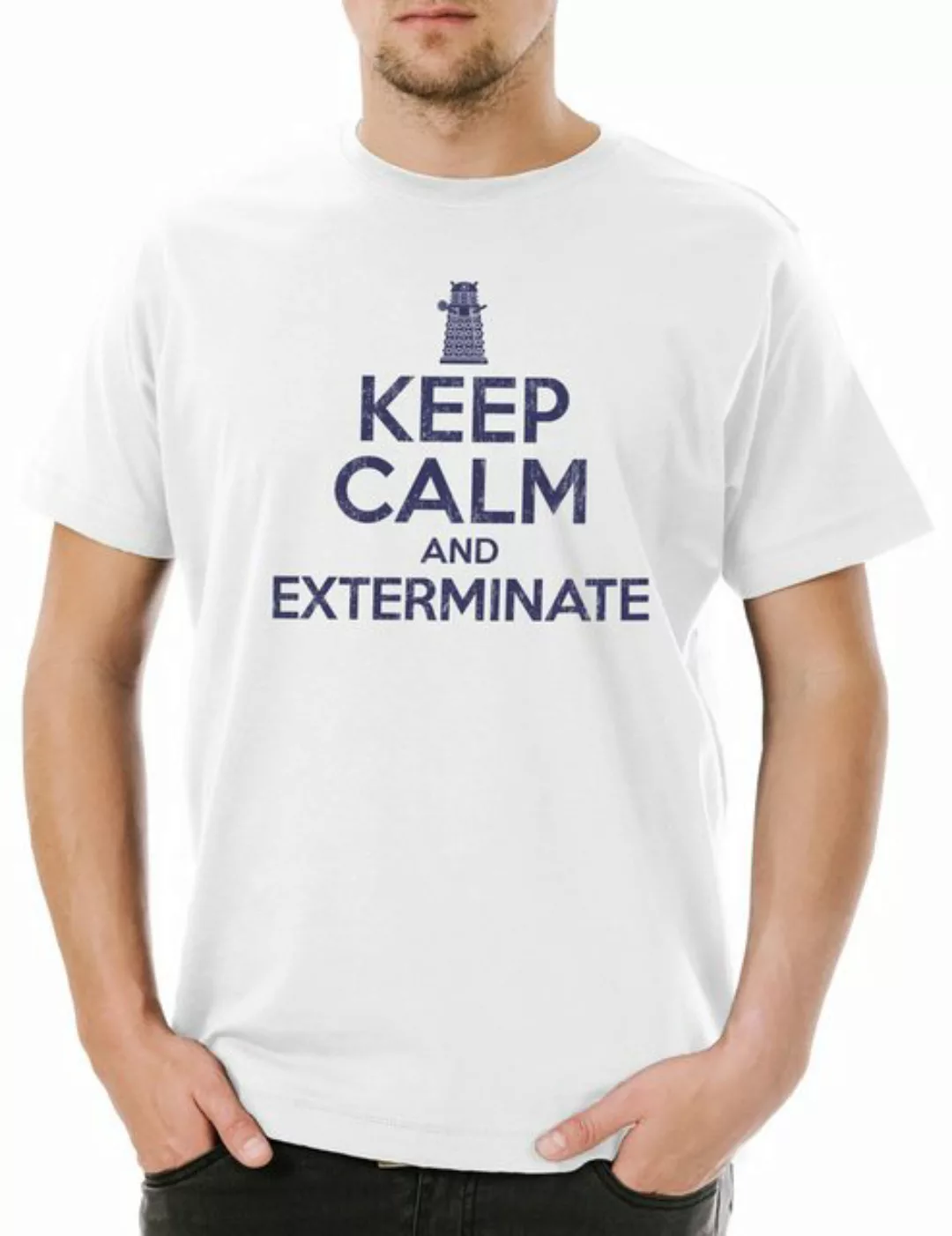 Urban Backwoods Print-Shirt Keep Calm And Exterminate Herren T-Shirt Graham günstig online kaufen