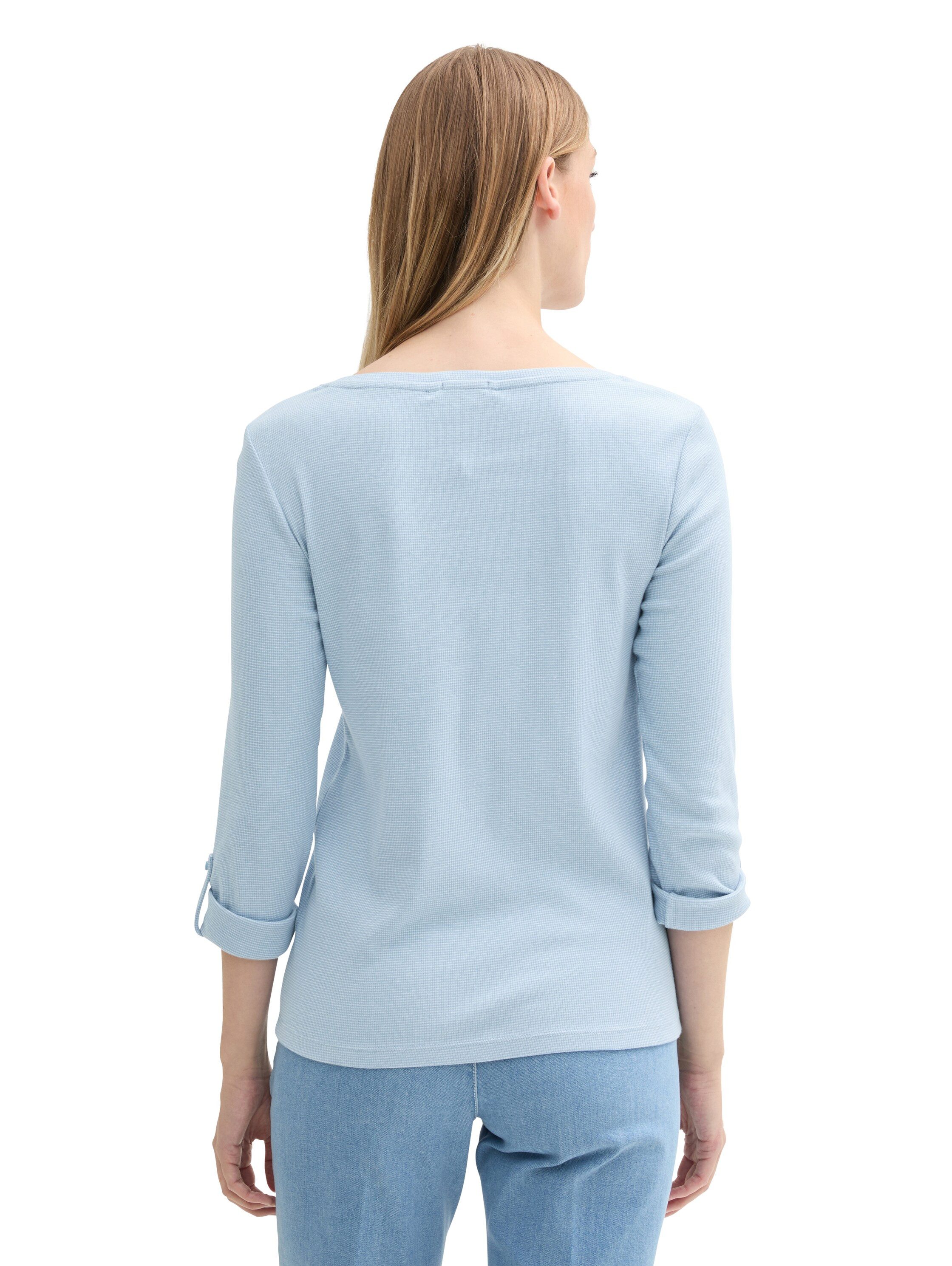 TOM TAILOR Langarmshirt, mit Henley-Ausschnitt günstig online kaufen