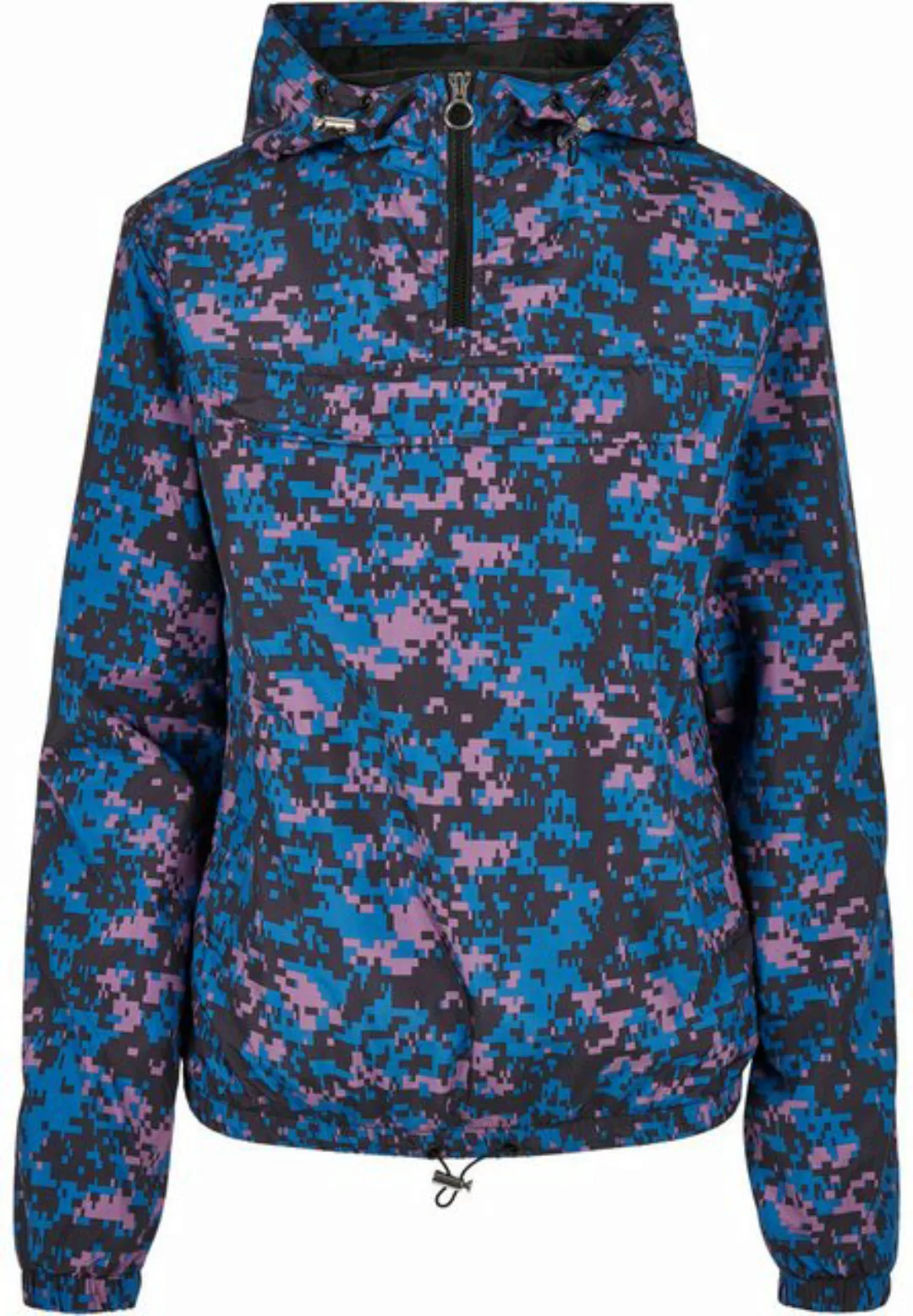 URBAN CLASSICS Windbreaker "Urban Classics Damen Ladies Camo Pull Over Jack günstig online kaufen