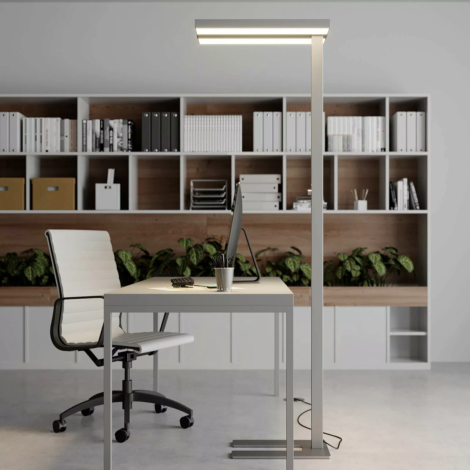 Dimmbare LED-Office-Stehleuchte Logan, 4.000K, 2er günstig online kaufen