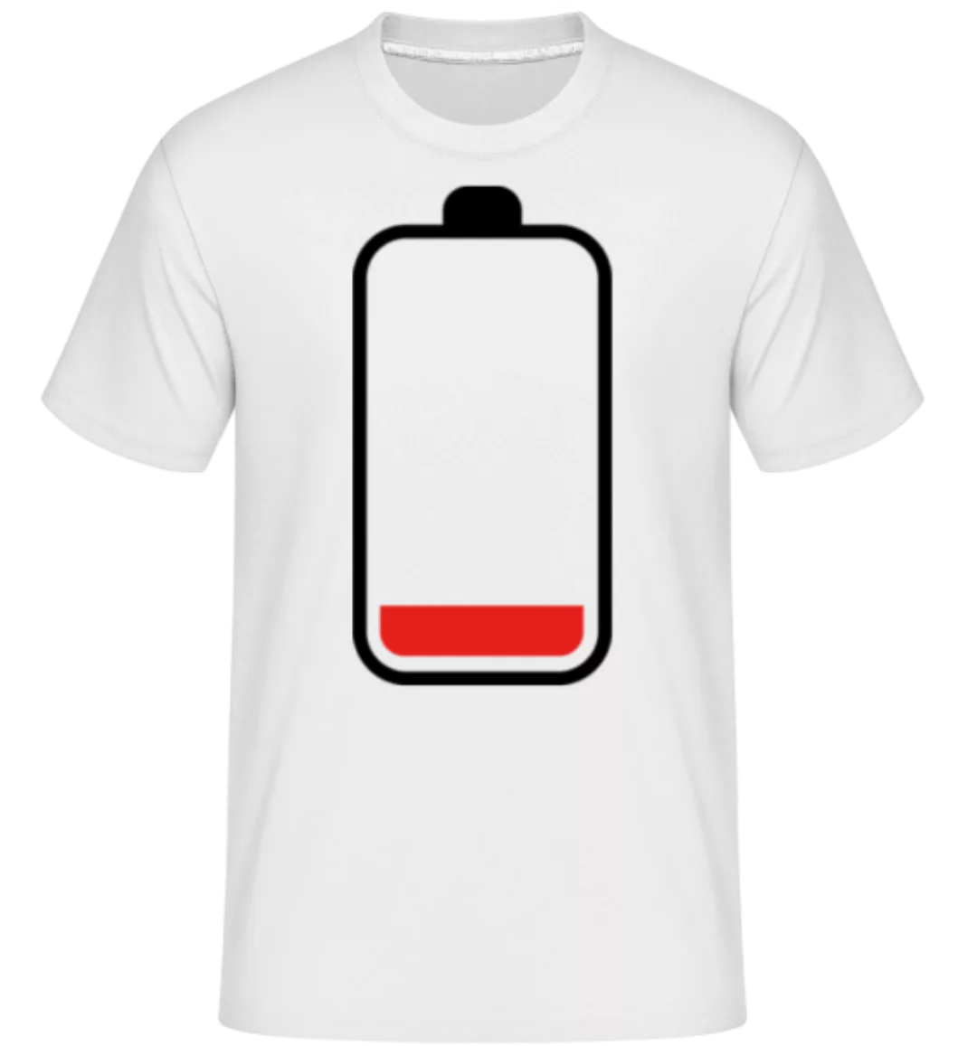 Batterie Leer · Shirtinator Männer T-Shirt günstig online kaufen