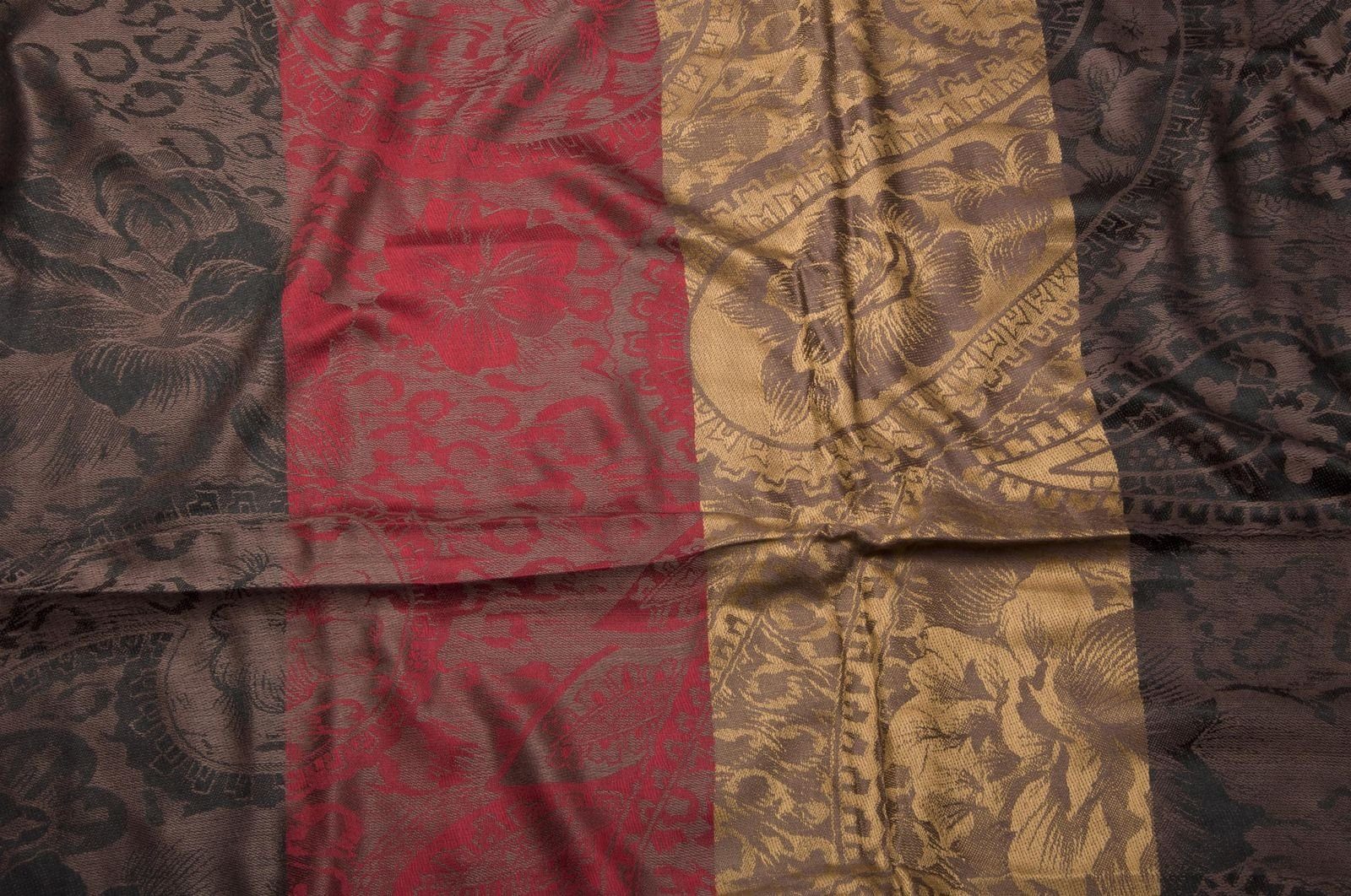styleBREAKER Loop Loop mit Hibiskus Blüten günstig online kaufen