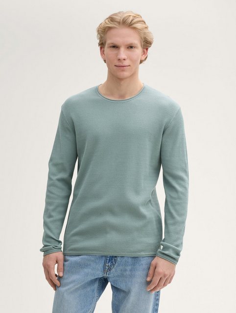 TOM TAILOR Denim Strickpullover Strickpullover aus Baumwolle günstig online kaufen