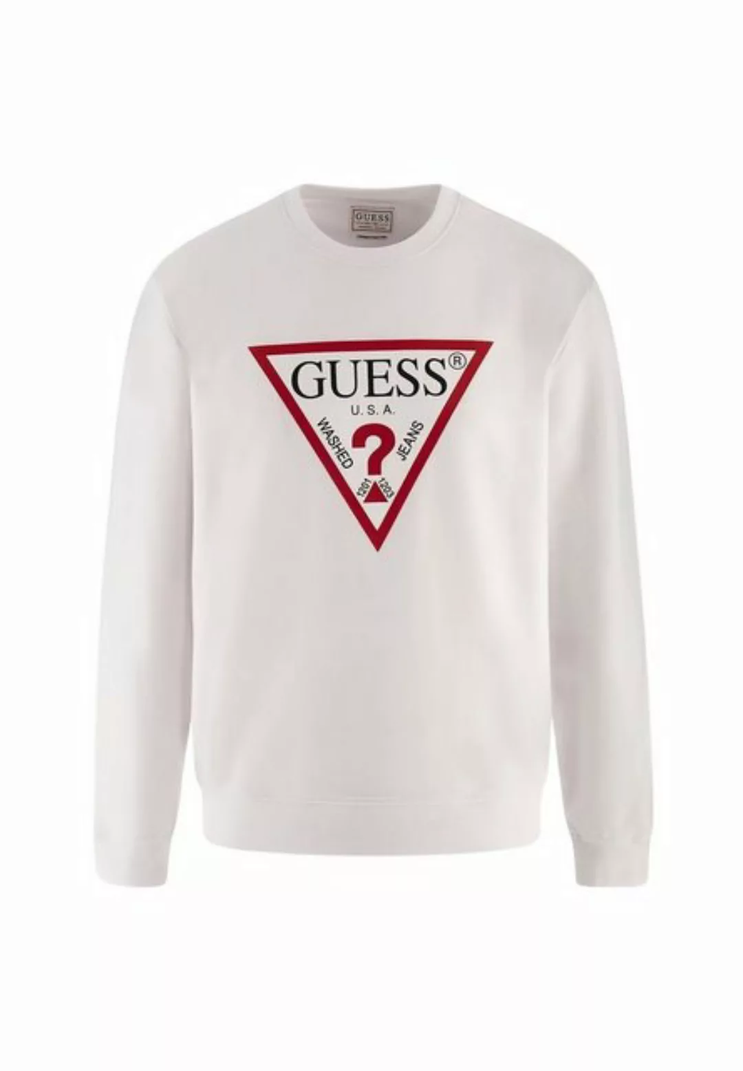 Guess Sweatshirt Sweatshirt Audley CN Fleece Pullover (1-tlg) günstig online kaufen