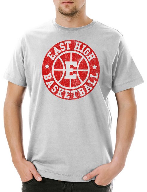 Urban Backwoods Print-Shirt East High Basketball II Herren T-Shirt Team Man günstig online kaufen