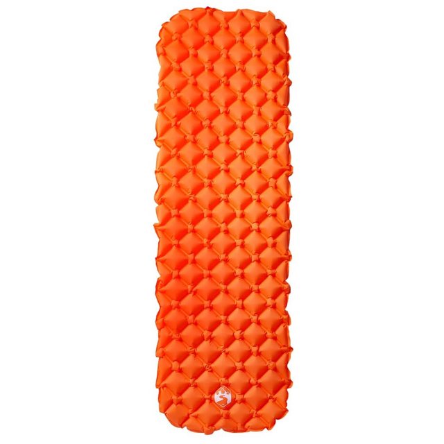 vidaXL Luftbett Isomatte Aufblasbar Orange 190x58x6 cm günstig online kaufen