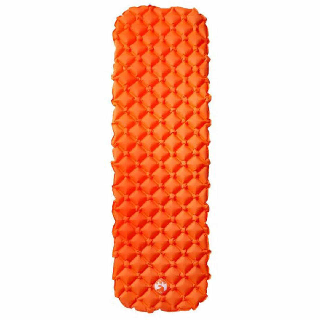 vidaXL Luftbett Isomatte Aufblasbar Orange 190x58x6 cm günstig online kaufen