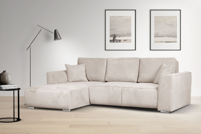 INOSIGN Ecksofa "BEATRICE optionale Schlafsofa mit Bettkasten, B/T/H: 265/1 günstig online kaufen