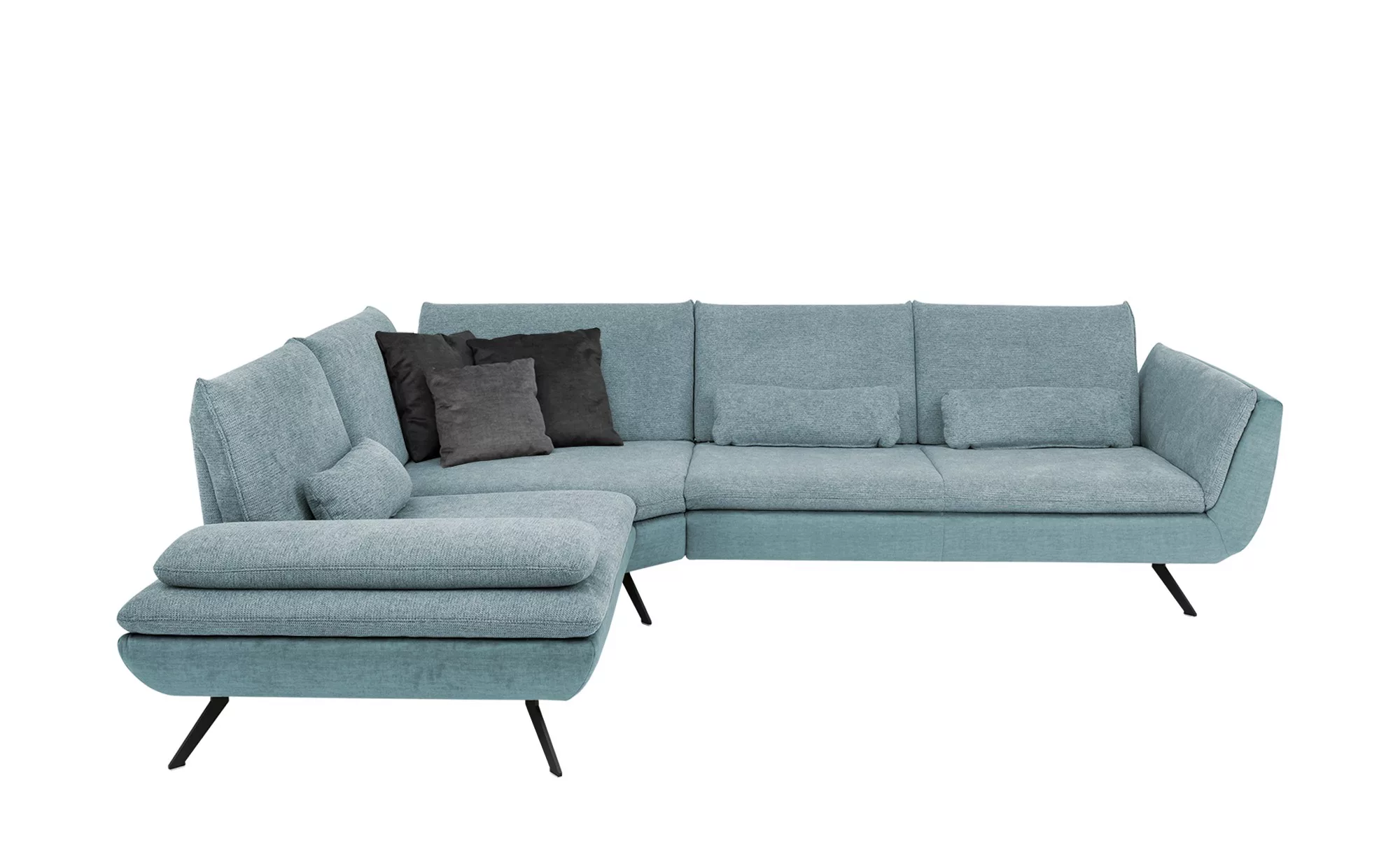 Ecksofa   Luca  ¦ blau ¦ Maße (cm): B: 314 H: 88 T: 244.0 Polstermöbel > So günstig online kaufen