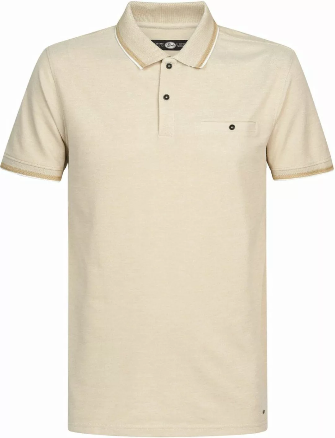 Petrol Polo Shirt Beige - Größe XL günstig online kaufen