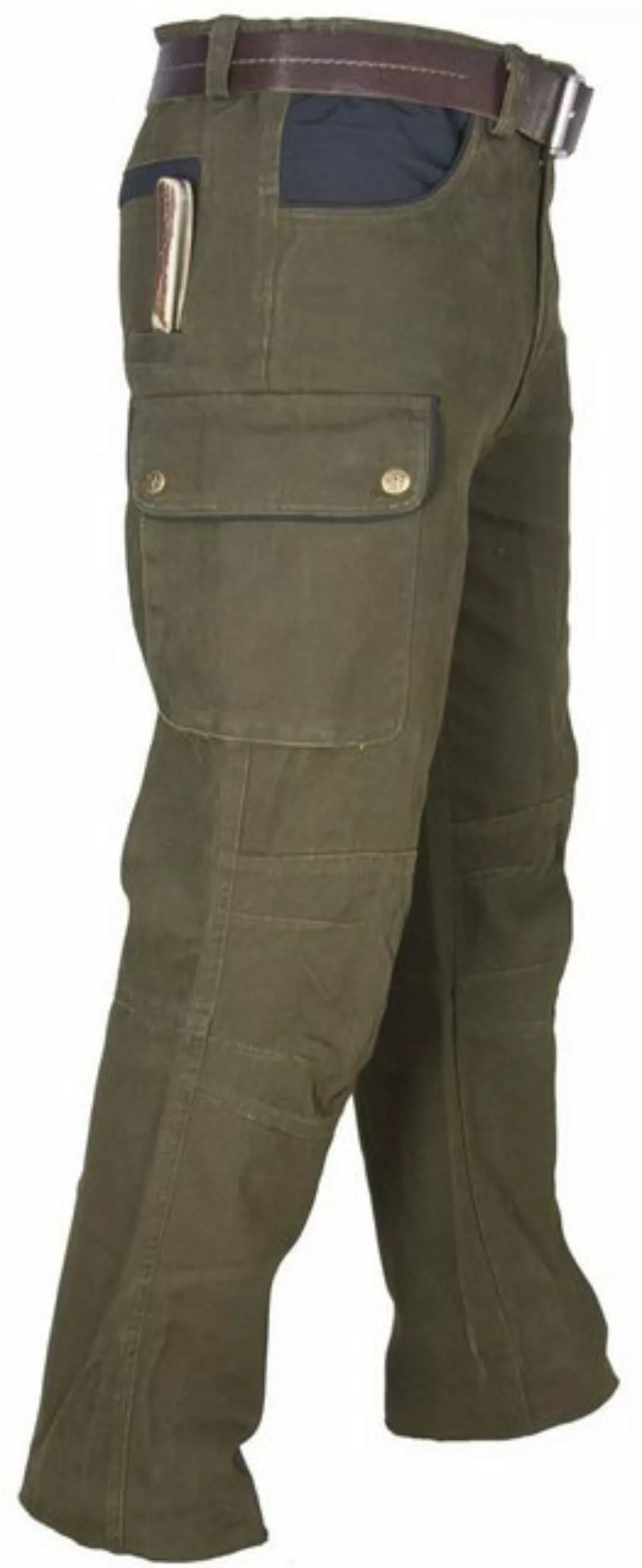 Hubertus® Hunting Outdoorhose Canvas Outdoorhose Jagdhose Herren robust oli günstig online kaufen