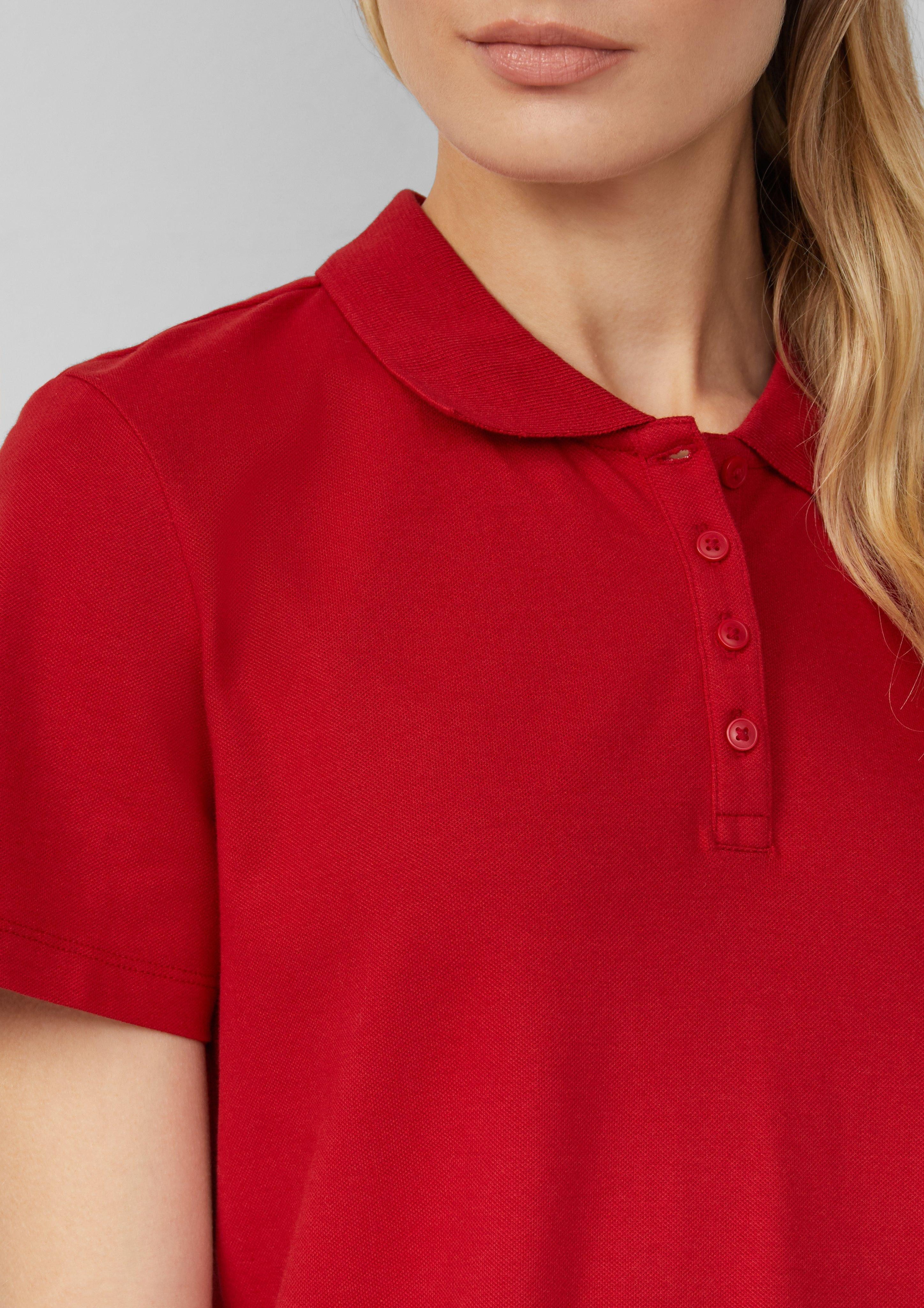 s.Oliver Poloshirt Verkürztes Poloshirt aus Baumwollpiqué günstig online kaufen