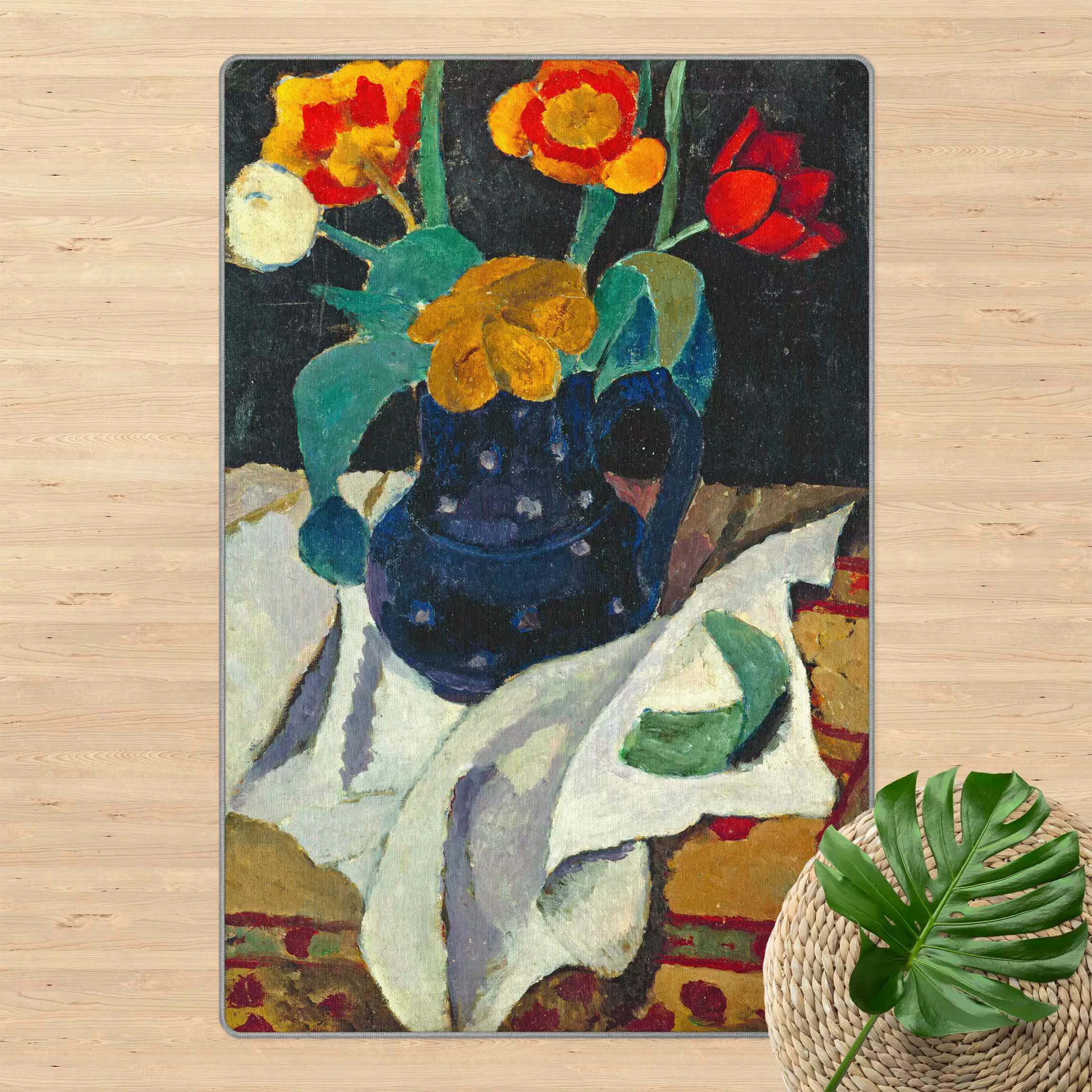 Teppich Paula Modersohn-Becker - Stillleben mit Tulpen günstig online kaufen