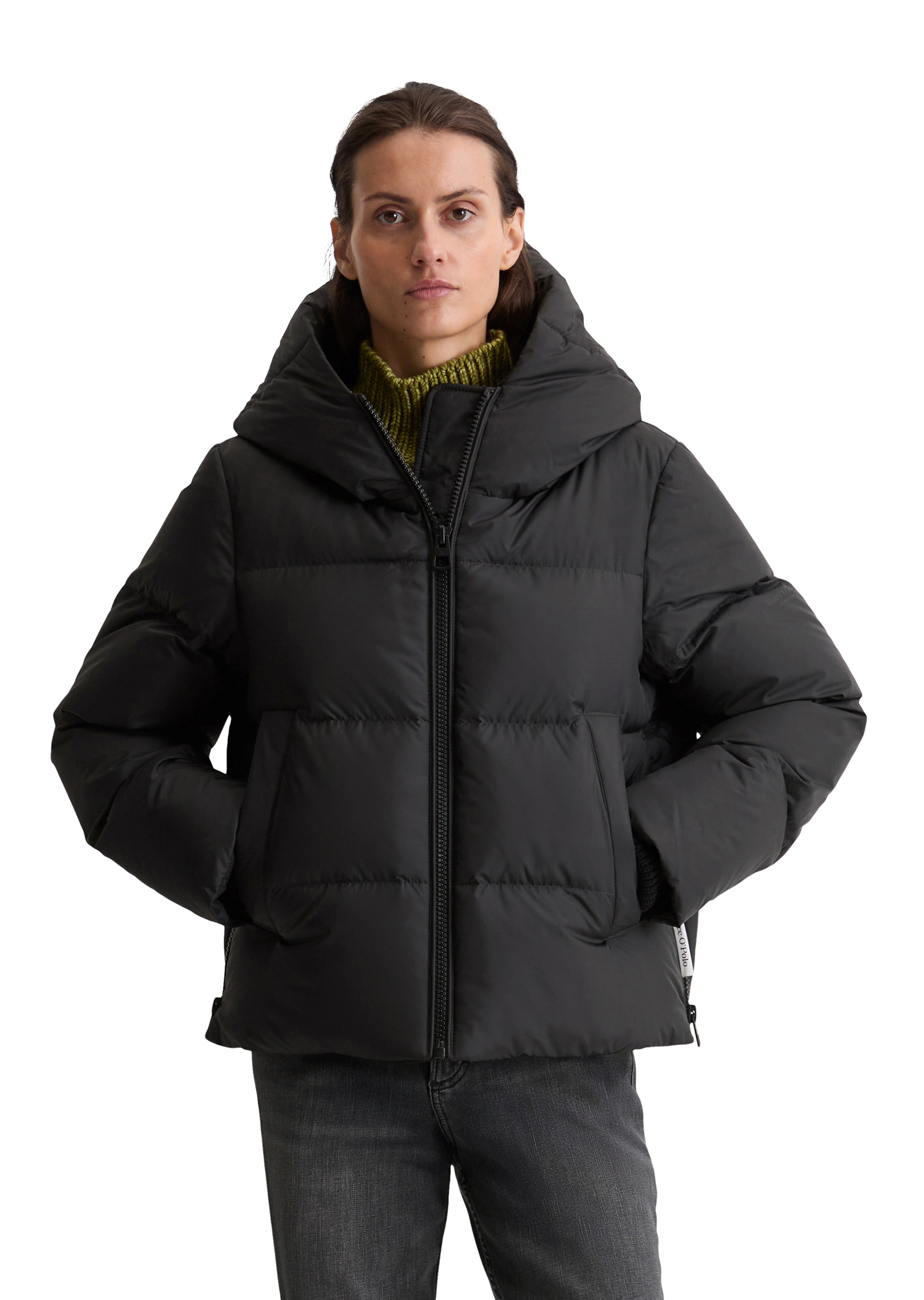 Marc OPolo Daunenjacke, mit Kapuze, große Kapuze, Regular fit, wasserabweis günstig online kaufen
