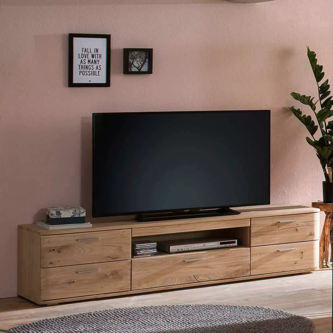 TV Board in Eiche Bianco 175 cm breit günstig online kaufen