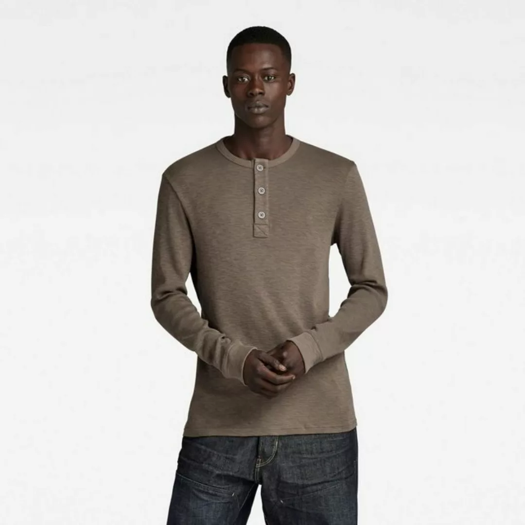 G-Star RAW Langarmshirt Henley Slim Tweeter L/S (1-tlg) günstig online kaufen