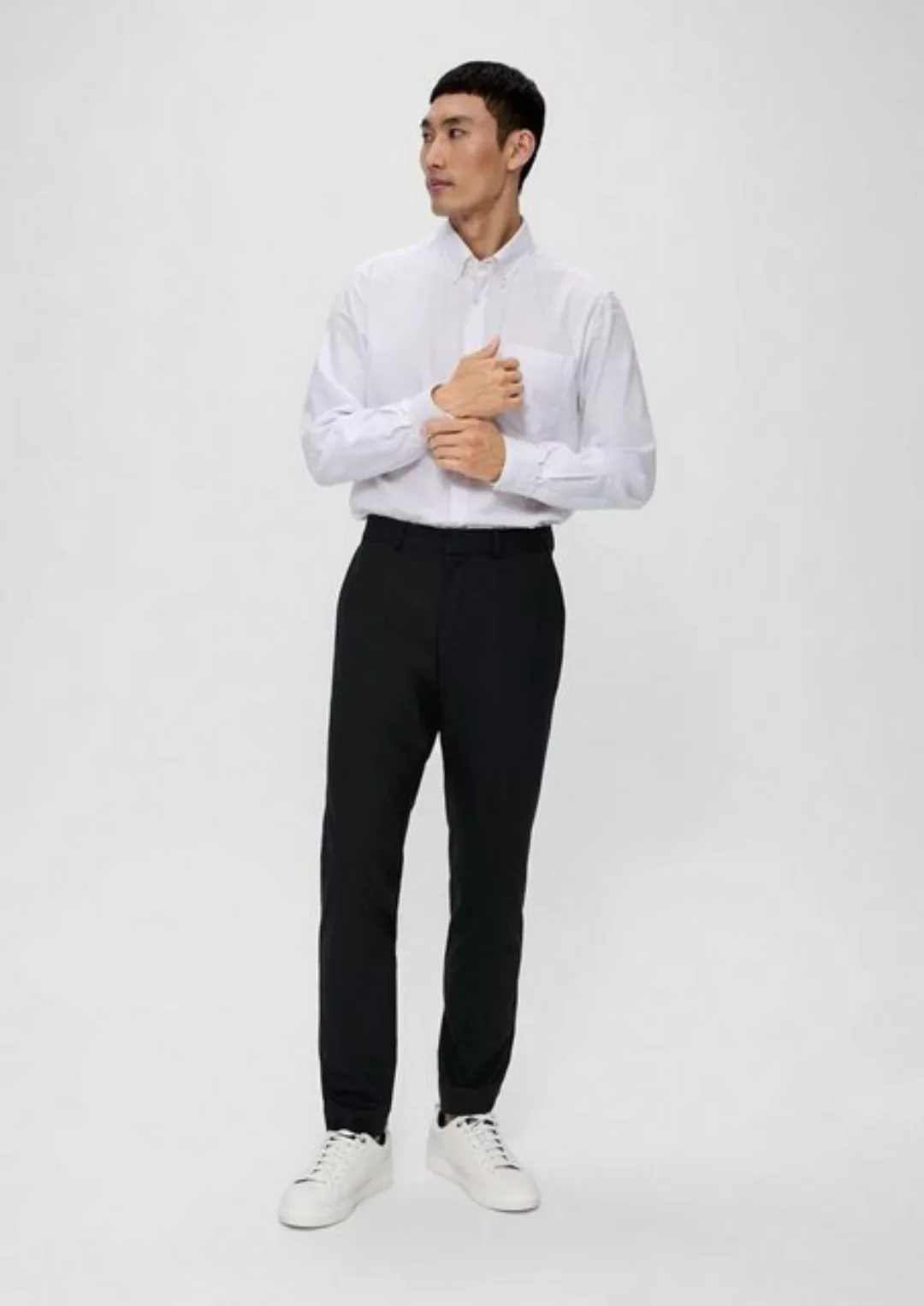 s.Oliver Stoffhose s.O ULTIMATE: Elastische Anzughose aus Wollmix günstig online kaufen