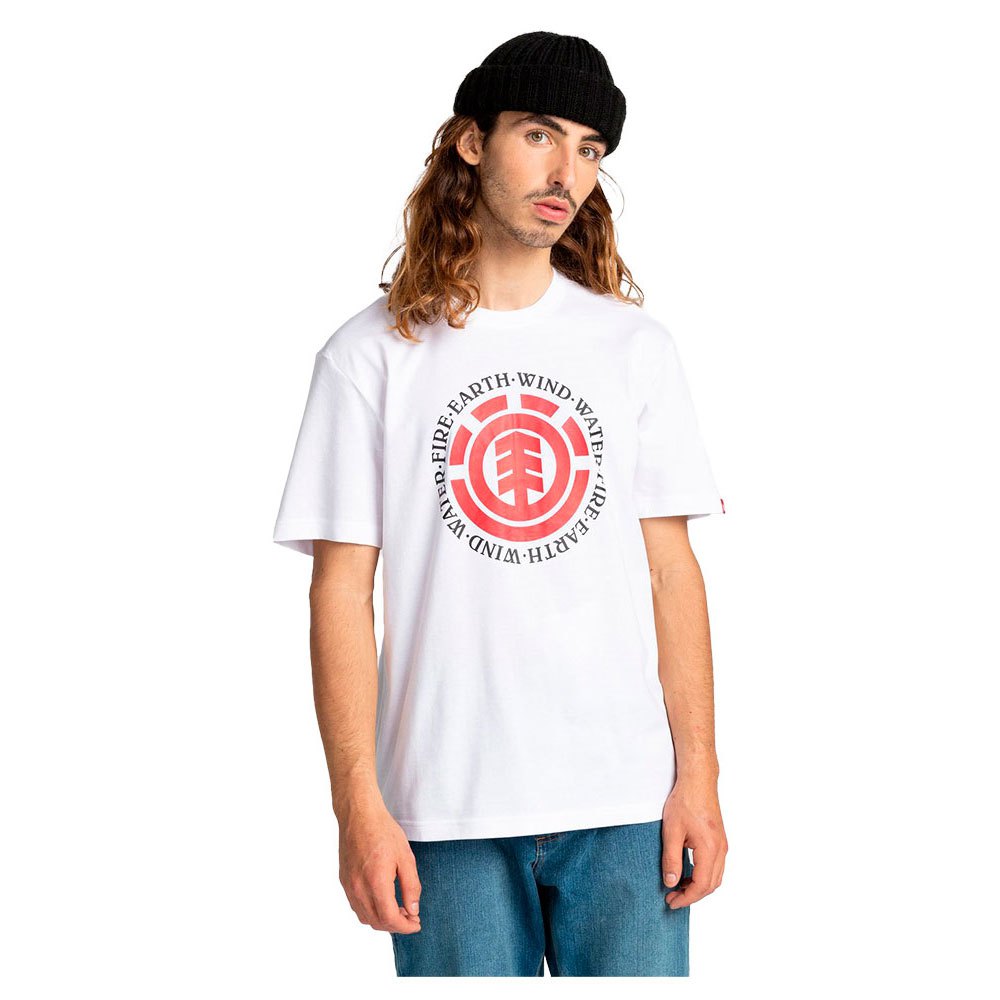 Element Seal Kurzärmeliges T-shirt M Optic White günstig online kaufen