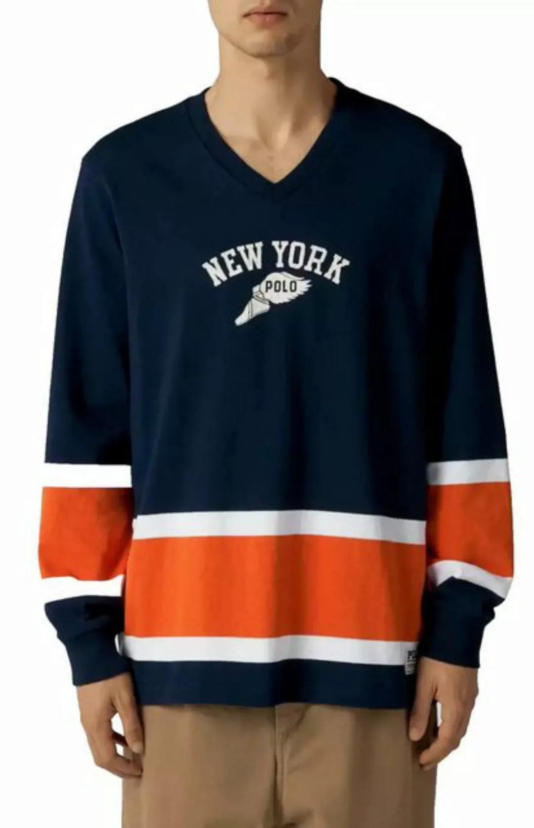 Polo Ralph Lauren Sweatshirt New York Champs Eishockey Trikot QR-Code zur s günstig online kaufen