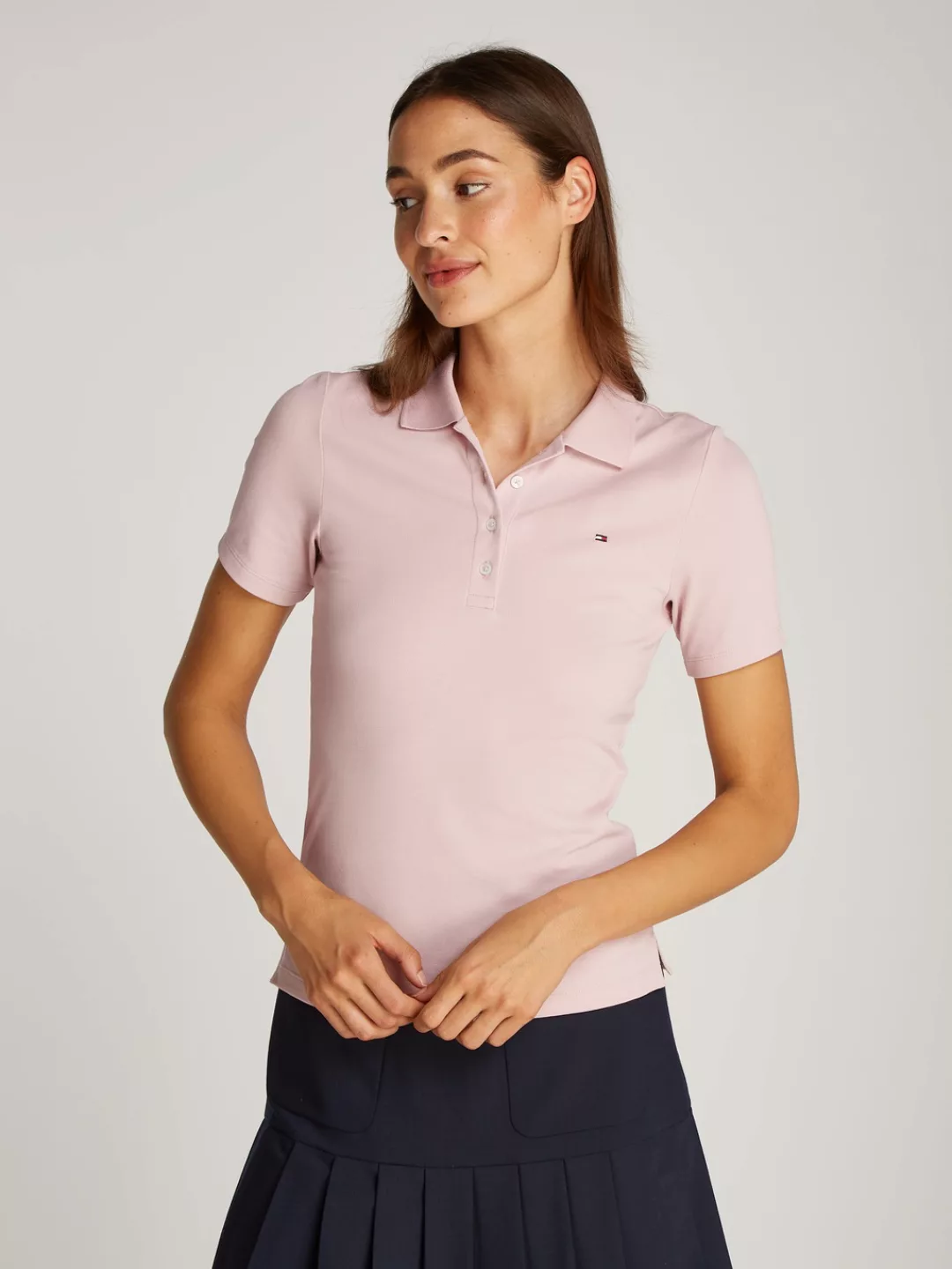 Tommy Hilfiger Poloshirt "1985 Slim Fit Pique Premium", mit Logostickerei, günstig online kaufen