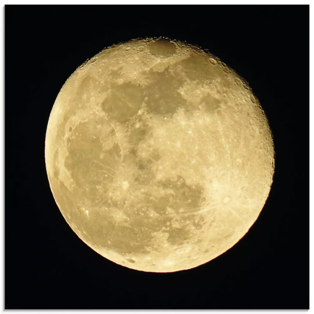Artland Glasbild »Mond«, Weltraum, (1 St.) günstig online kaufen