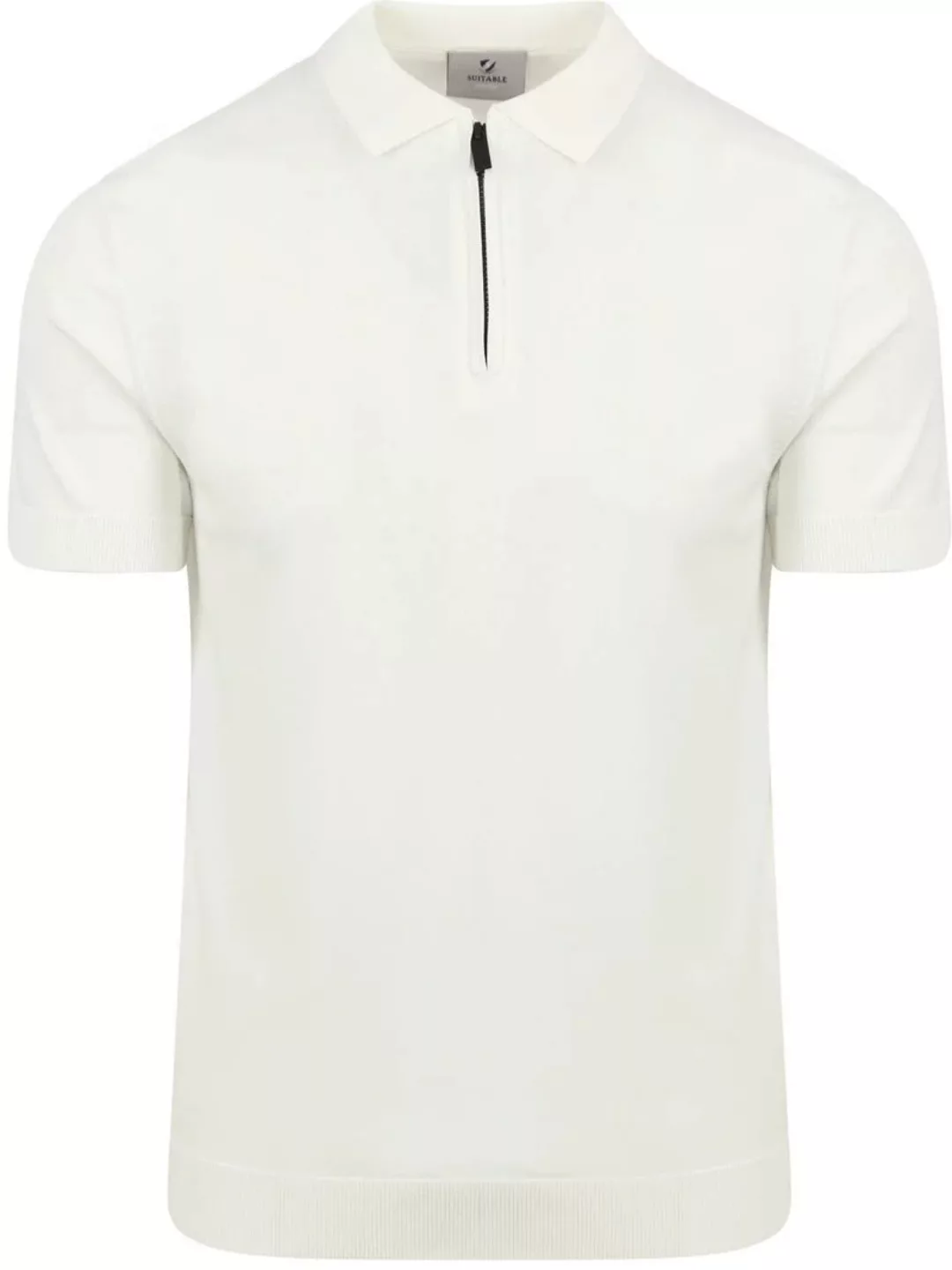 Suitable Cool Dry Knit Poloshirt Off White - Größe L günstig online kaufen