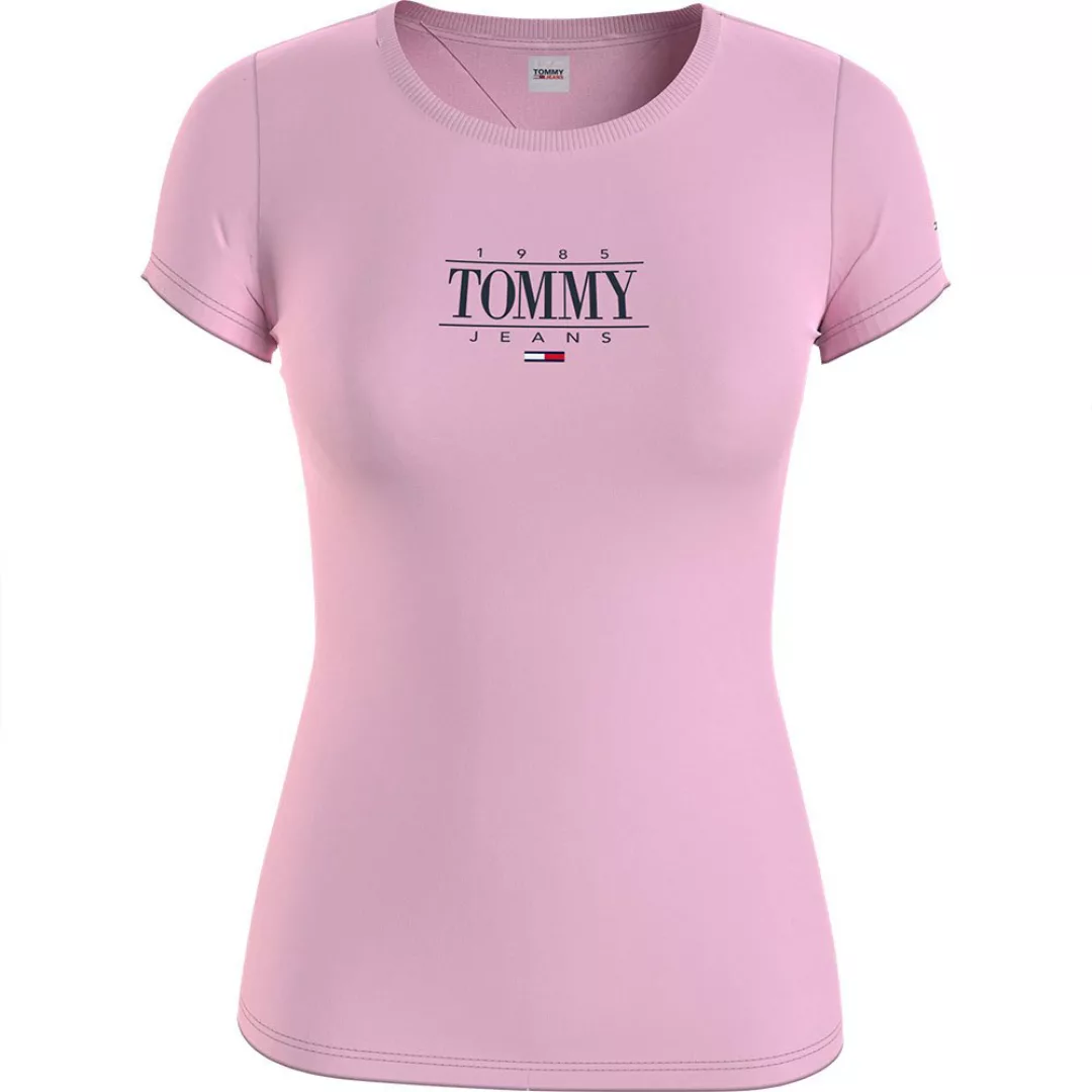 Tommy Jeans Skinny Essential Logo 1 T-shirt XS Romantic Pink günstig online kaufen