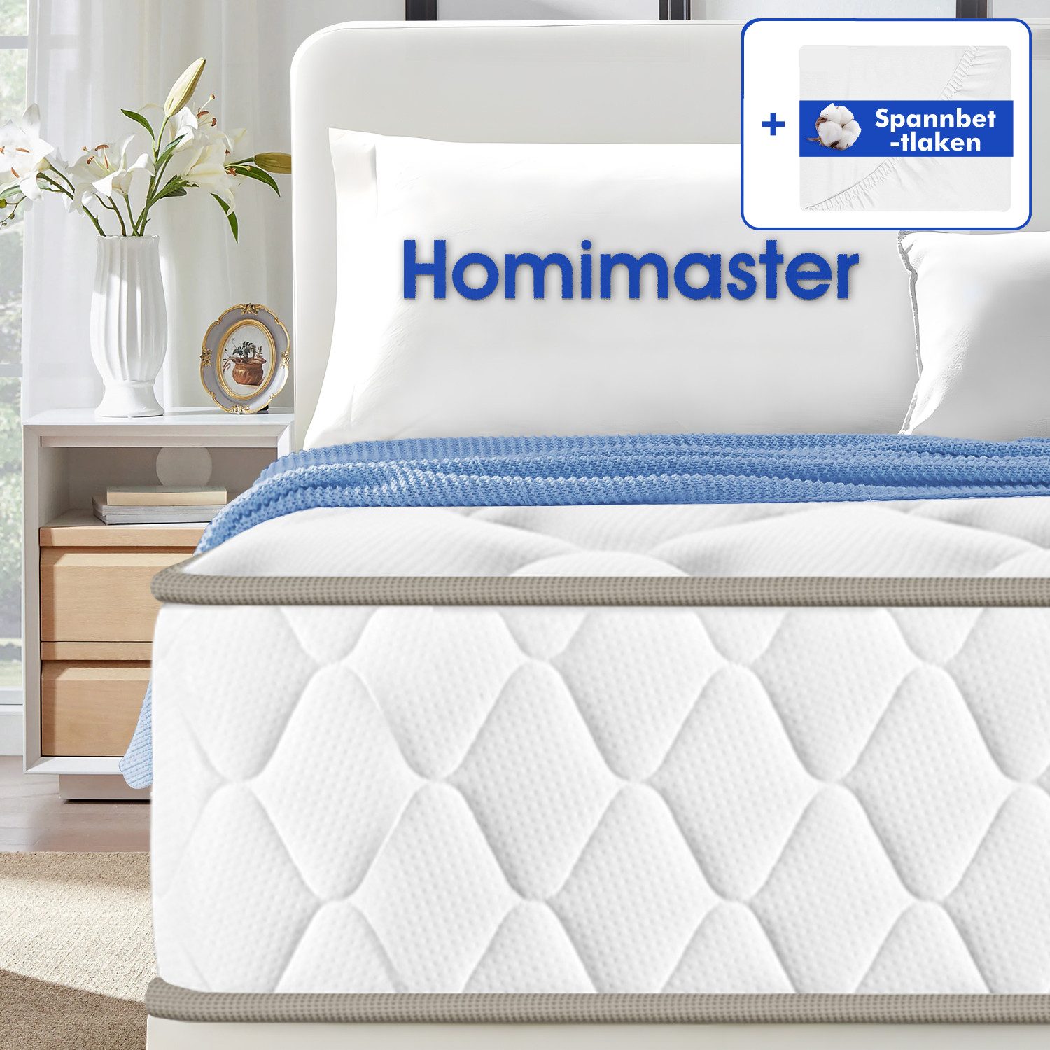 Taschenfederkernmatratze Matratze,7 Zone Federkernmatratze,Matratze 90x200/ günstig online kaufen