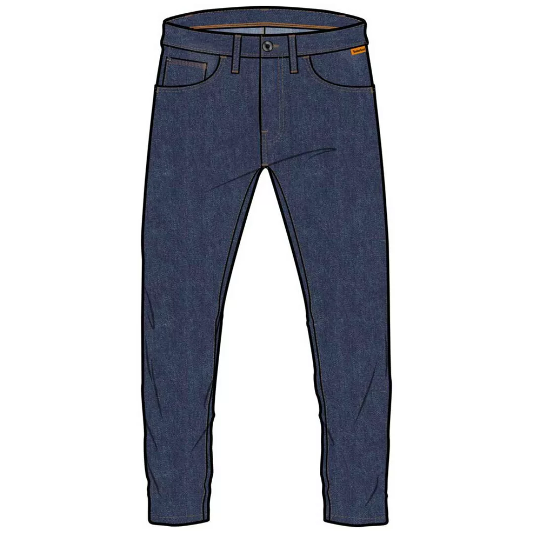 Timberland Squam Lake Straight Stretch Jeans 30 Slate Blue Denim günstig online kaufen
