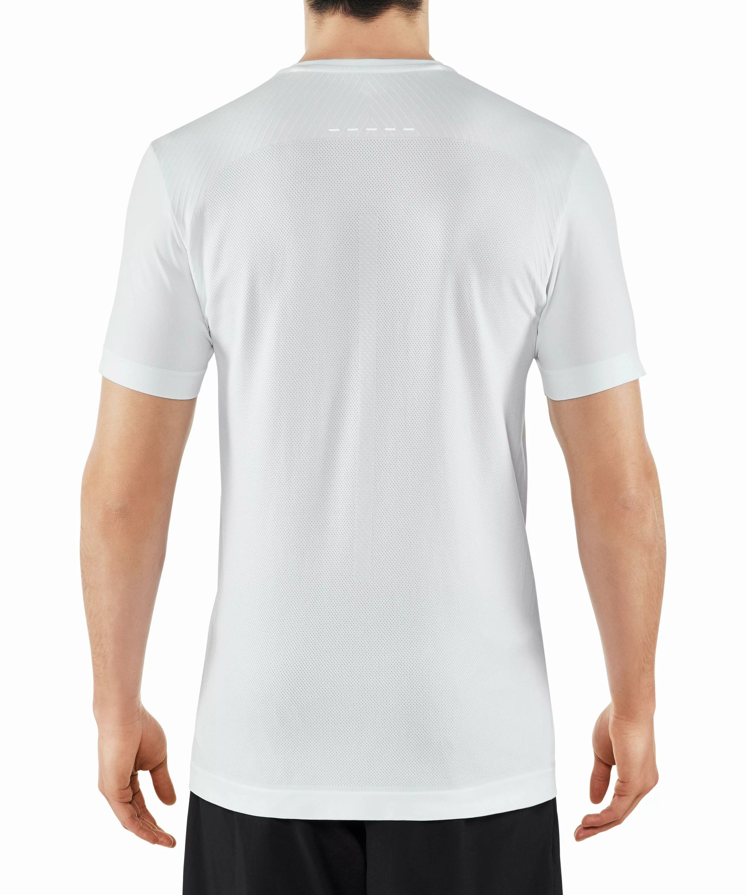 FALKE Herren T-Shirt V-Ausschnitt, M-L, Weiß, Uni, 61018-286003 günstig online kaufen